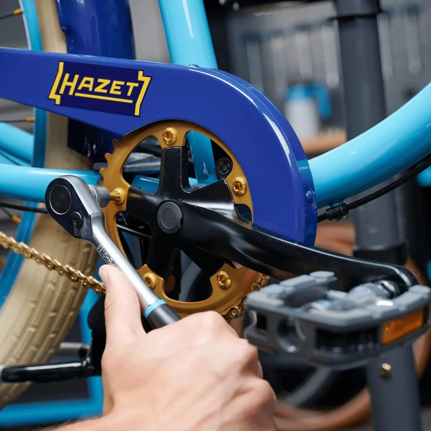 HAZET HiPer 8816HP Napęd kwadratowy 3/8 cala mały kąt działania 4 stopnie chromowana