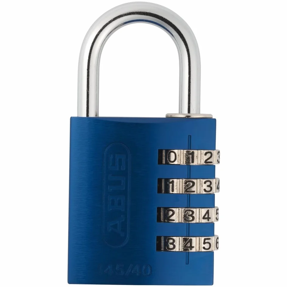 Abus Ab145/40 Kłódka z Zamkiem Szyfrowym Niebieski 2 x 5 x 10 cm