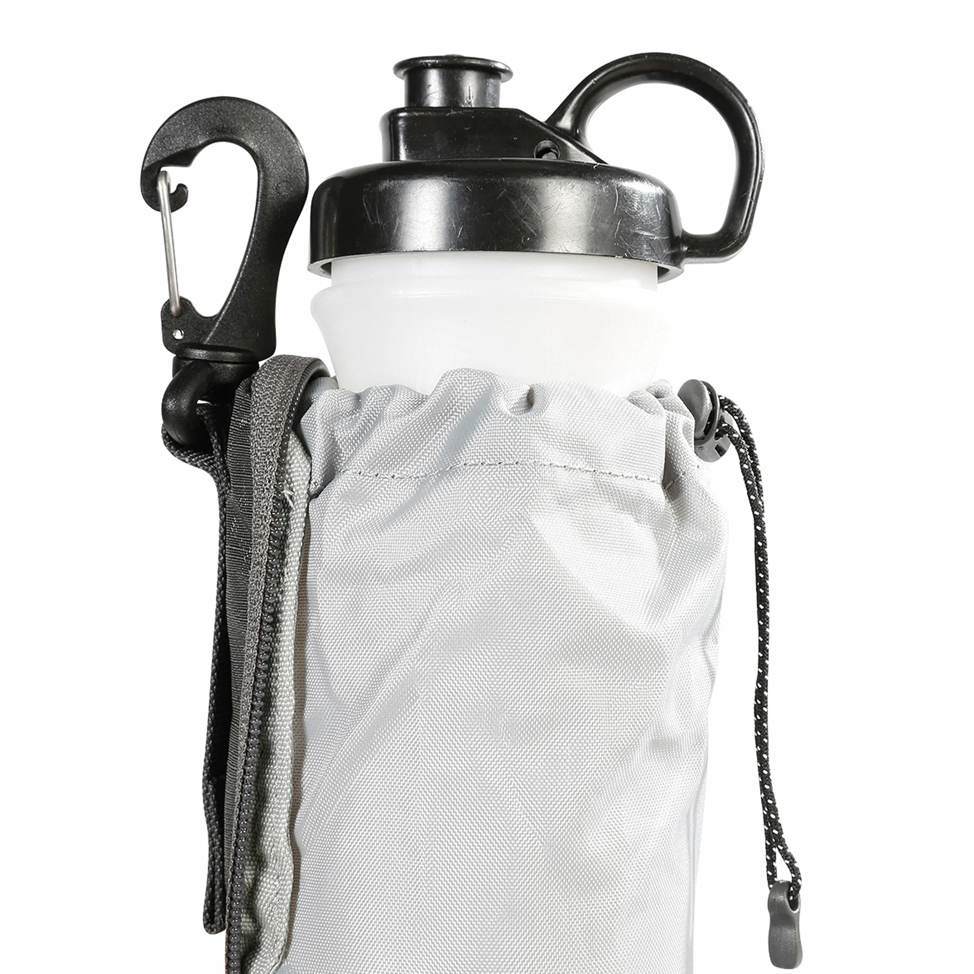 Tatonka Bottle Pouch worek, Titan Grey, 6 x 11,5 x 2 cm