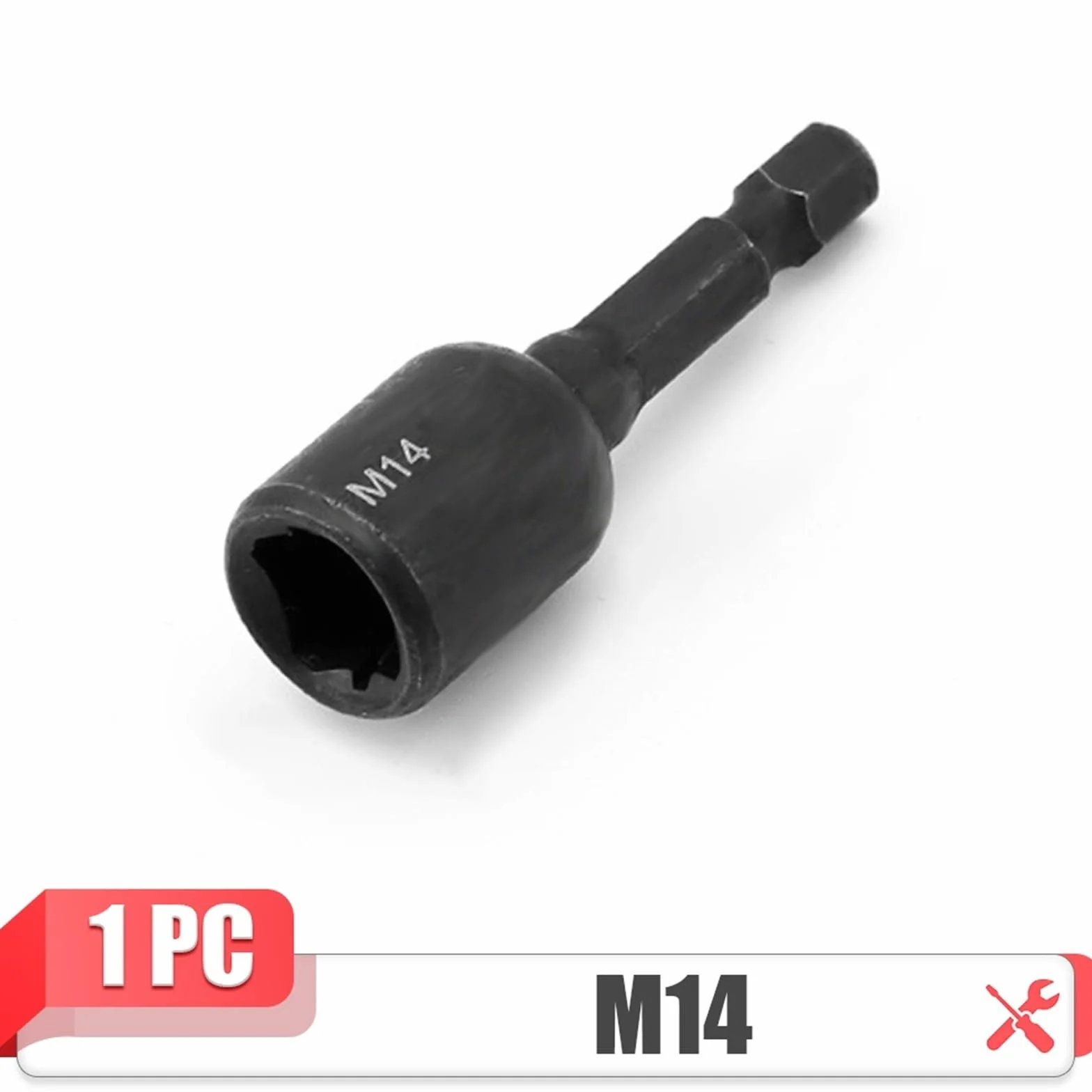 M4-M16 gwintownik Die Adapter gniazda 1/4 cala uchwyt sześciokątny metryczny do wiertarki M14