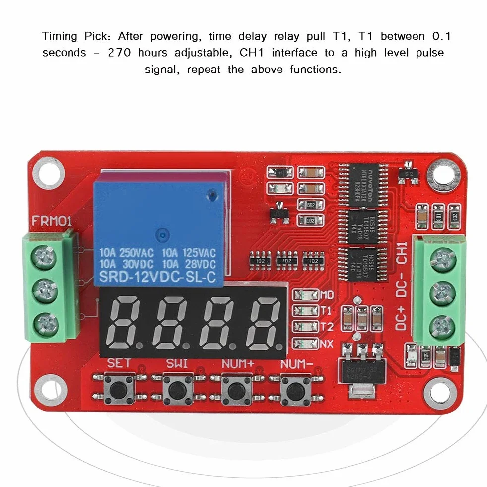 Tosuny FRM01 moduł przekaźnikowy timer przekaźnik samoblokujący