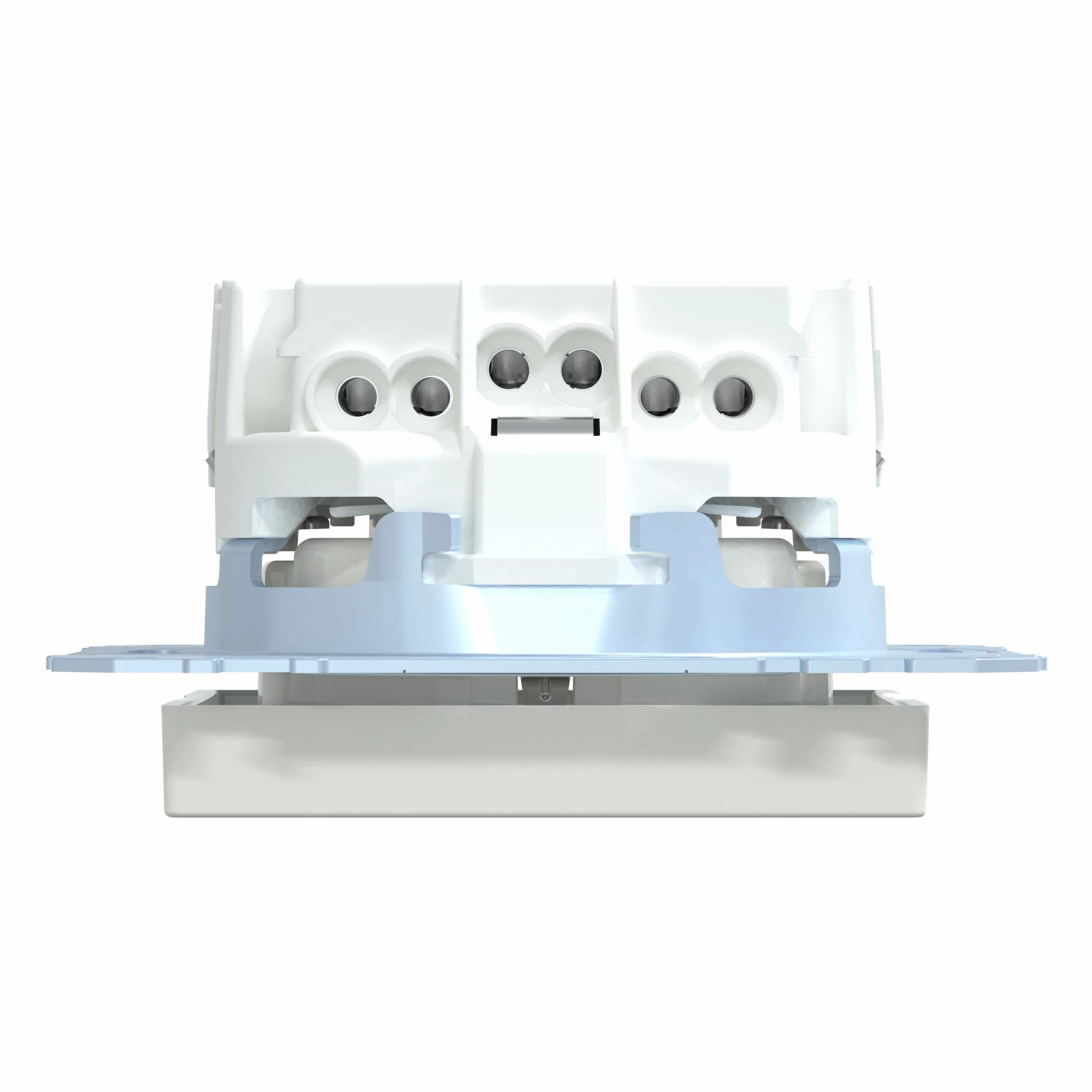Merten MEG2301-0319 Tipo F Schuko Bianco cassetta di scarico