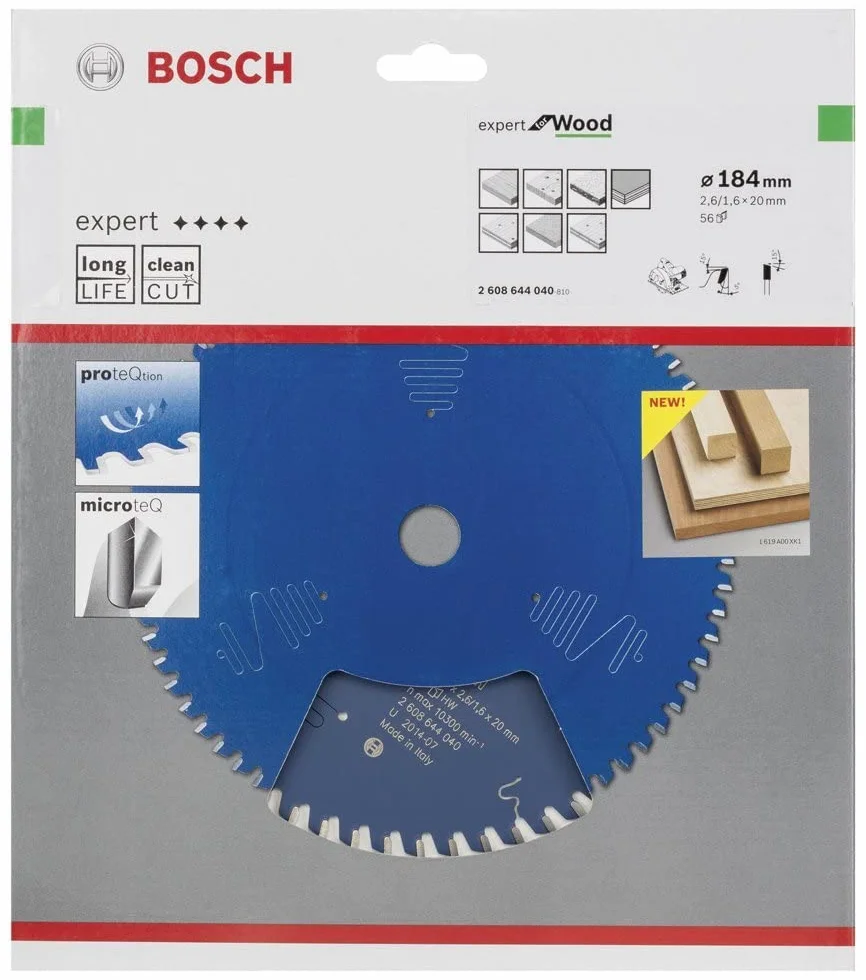 Bosch Professional Brzeszczot Expert do drewna 184 x 20 x 2,6 mm 56 zębów