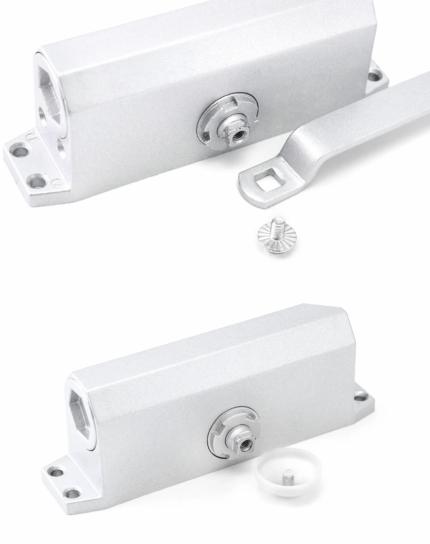 QWORK® Automatyczny samozamykacz hydrauliczny z blokadą 45-55 kg