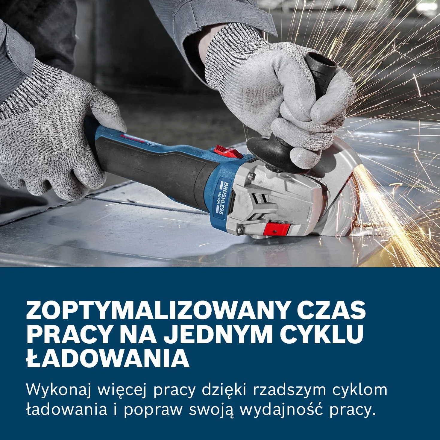 Bosch Professional akumulatorowa szlifierka kątowa GWS 18V-8 125 mm