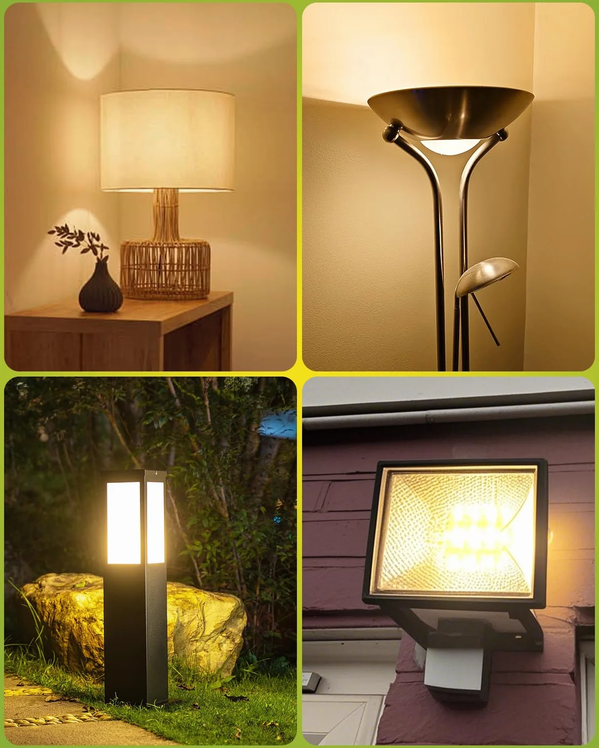Fondiiz Żarówki Halogenowe R7s 78mm 120W 2000LM Dimmable 2800K Ciepła Biała 6 Sztuk