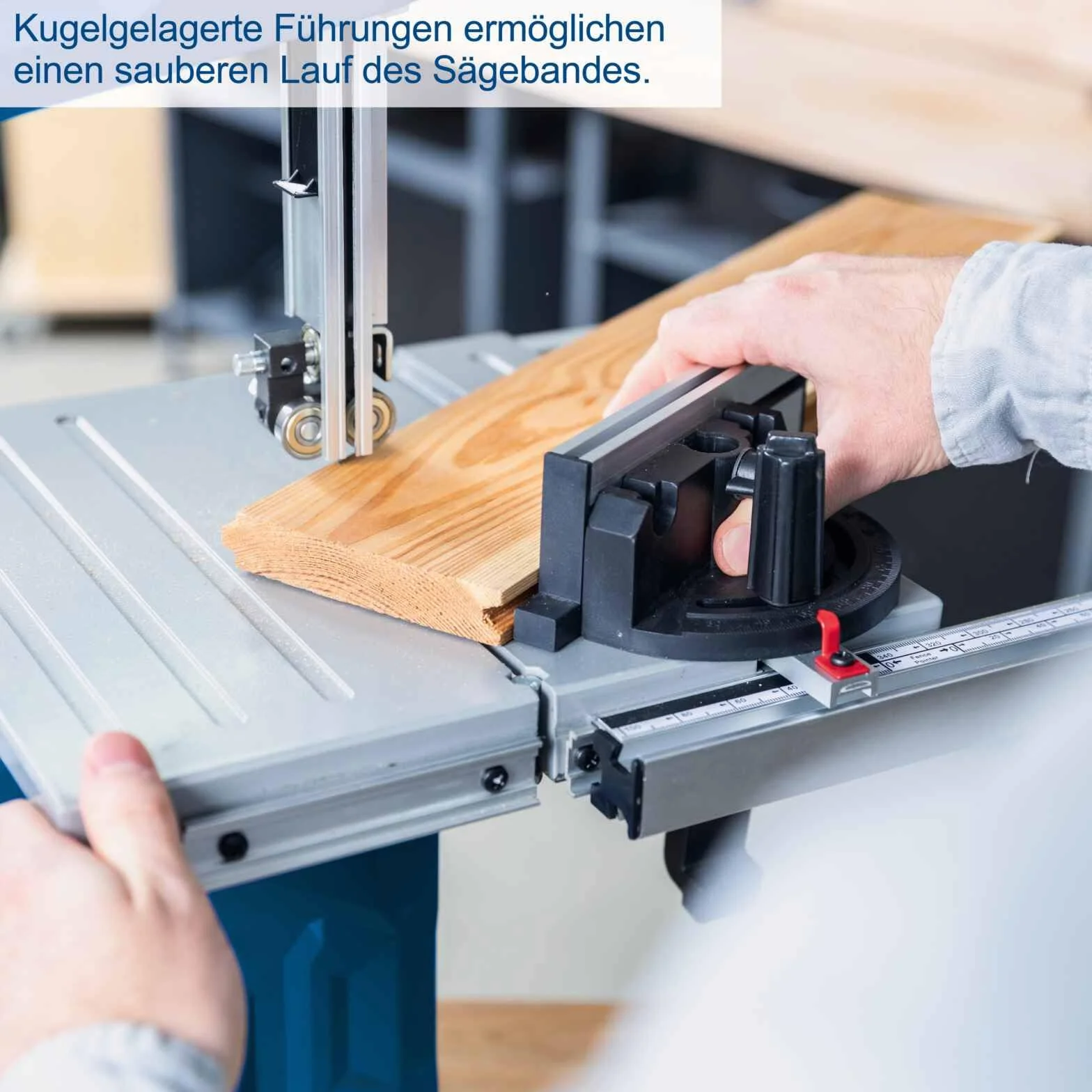 Scheppach Piła Taśmowa 550 W 230 V 120 mm Niebieska