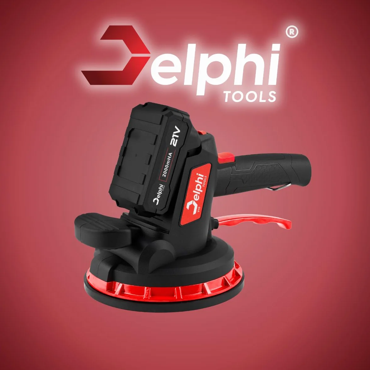 Delphi Maszyna do glazurowania 250 kg 6 stopni prędkości ręcznie prowadzony 2000 mAh 18 cm