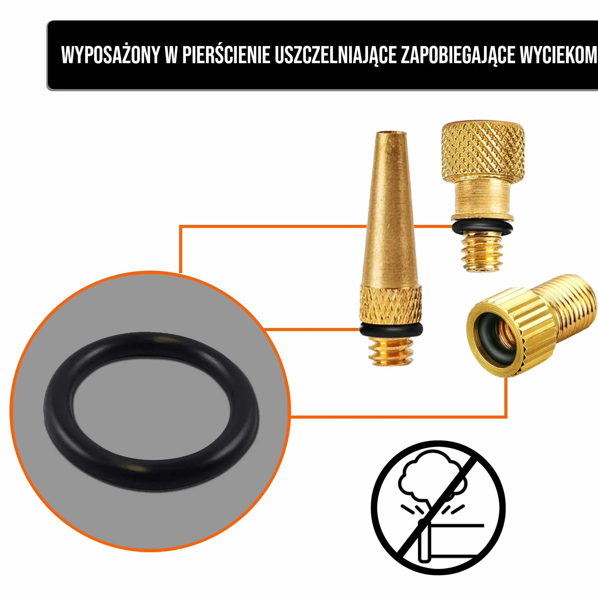 18 Sztuk Zestaw Akcesoriów Adapterów Zaworu Do Pompki - Dla Zaworu Presta, Dunlop, Schrader/Auto Do Rowerów - Igły Do Pompowania Piłek - Końcówki Do Balonów - od Mobi Lock