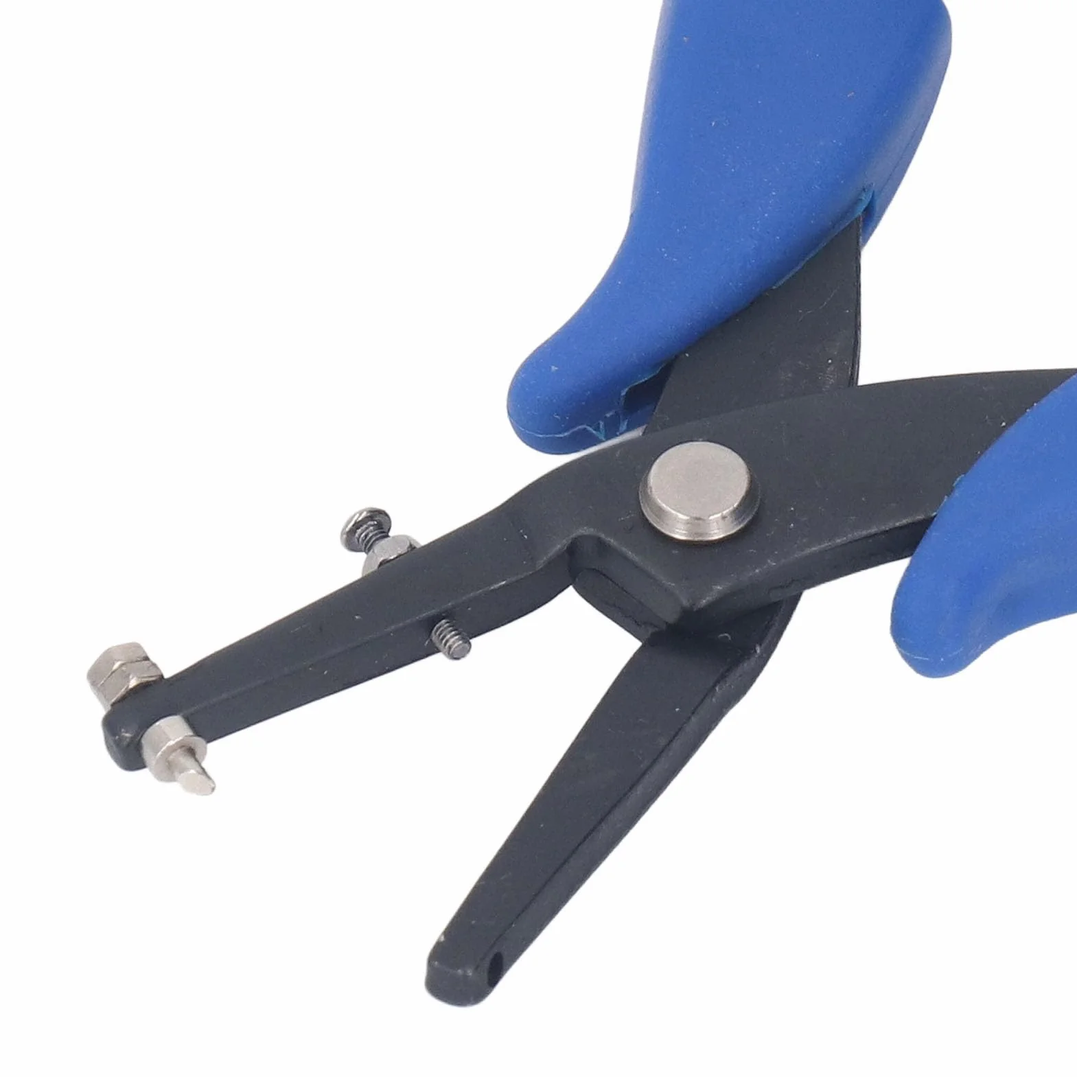 Metalowe Szczypce Dziurkujące Okrągły Otwór 1,6 mm do Metalu Skóry Plastiku Rękodzieło