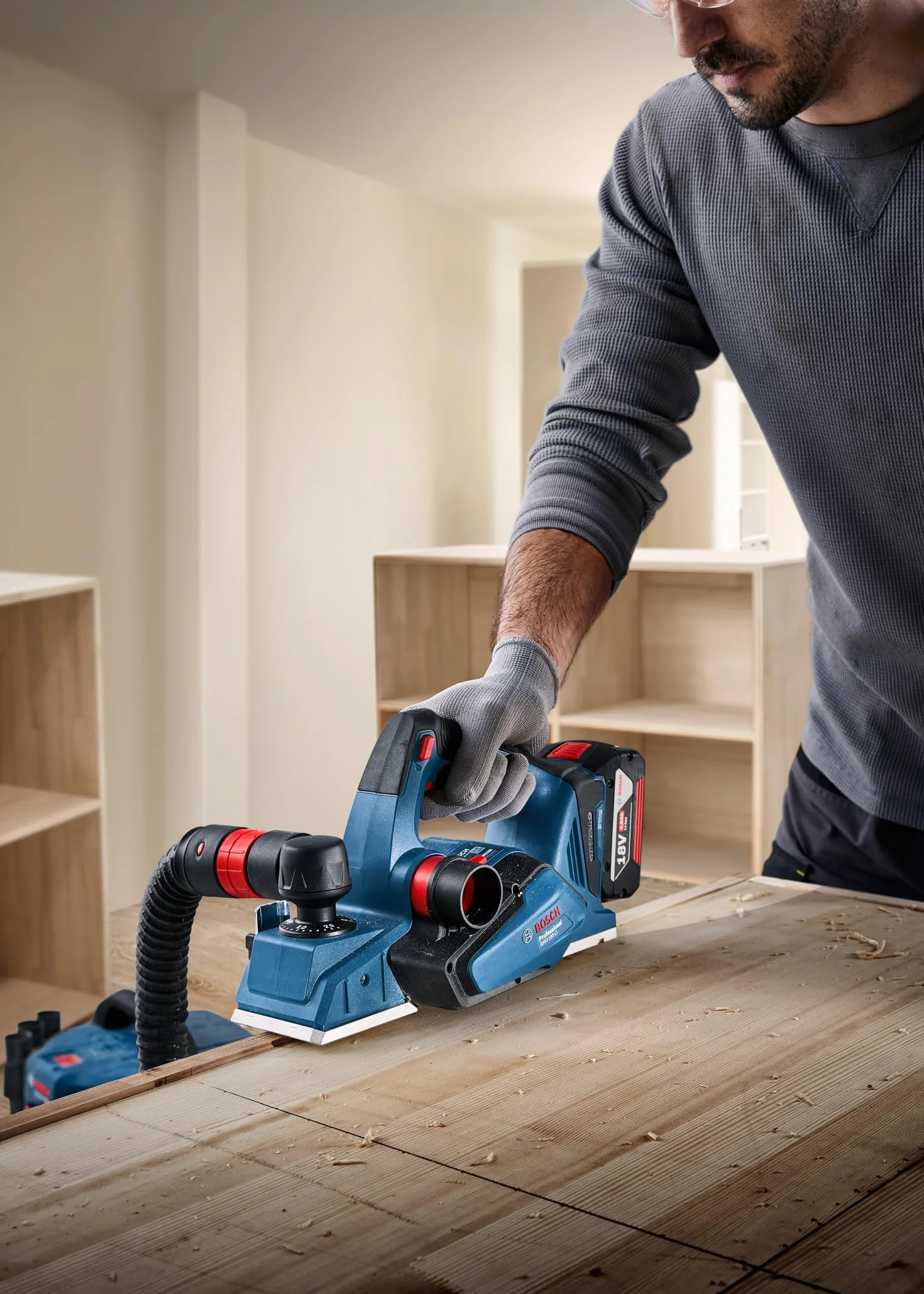 Bosch Professional GHO 185-LI akumulatorowa struga 18V