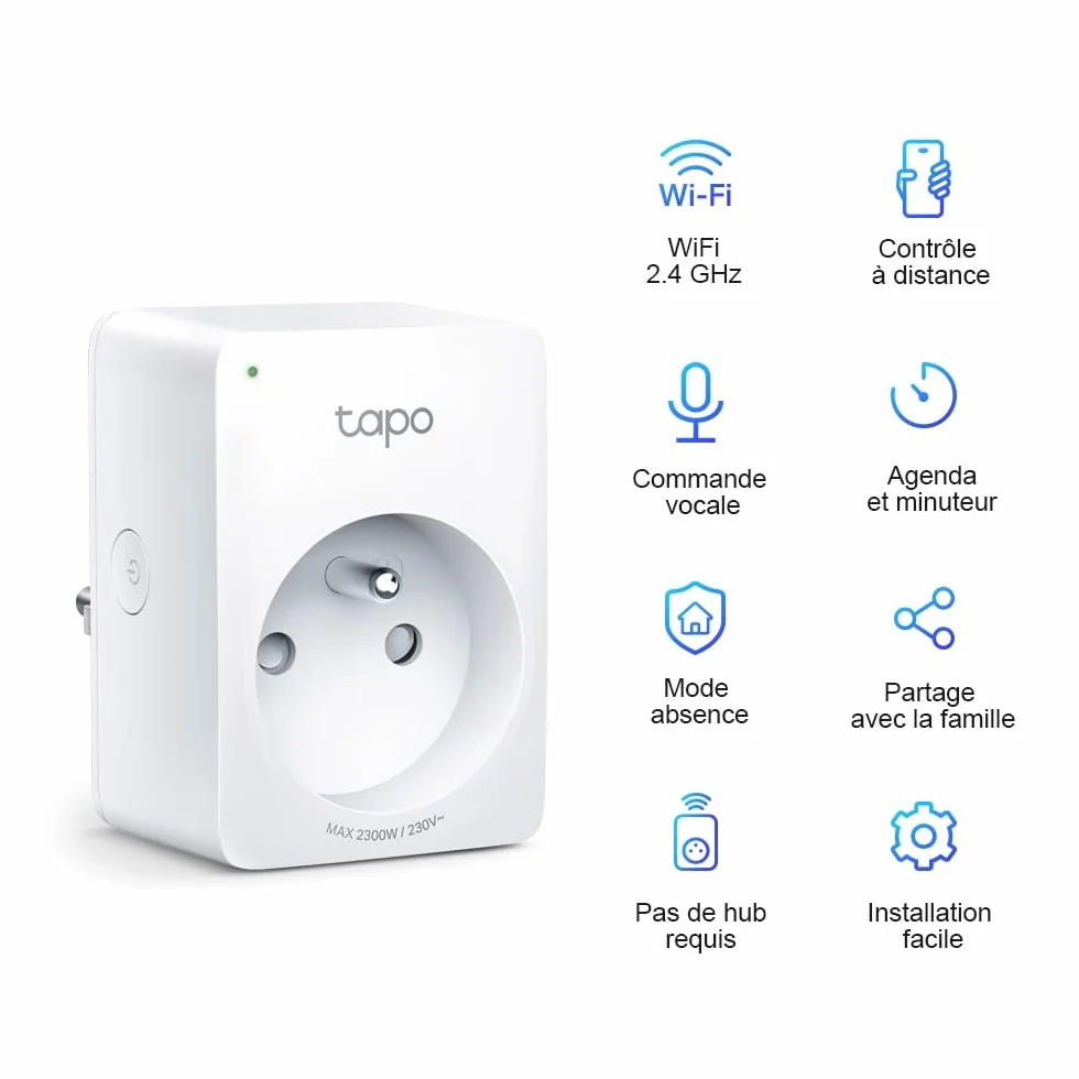 Tp-Link Inteligentne Gniazdka, Biały, 2 sztuki