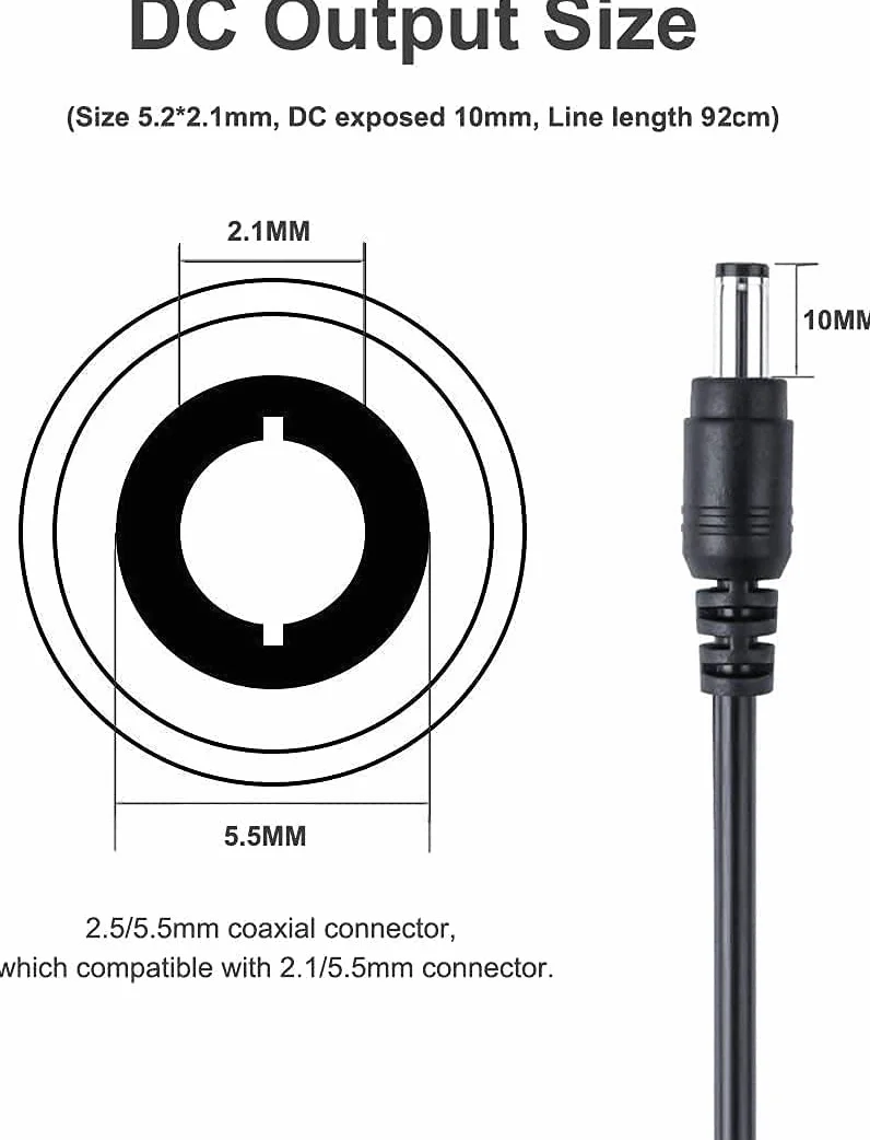 Zasilacz LED 24V 6A 100-240V AC/DC Transformator 5,5x2,1mm Gniazdo DC do Taśm LED 5050 3528