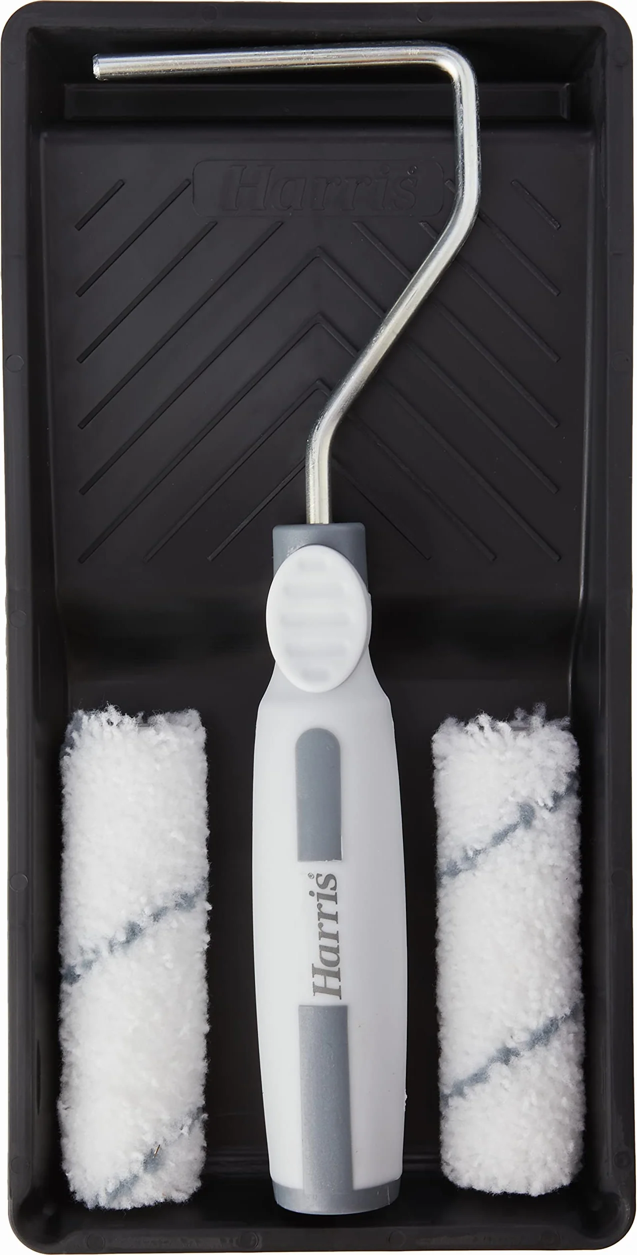 Harris mini zestaw ściany i sufity 10 cm, taca, 4 ramy, 8 średnie runo tulejki rolkowe