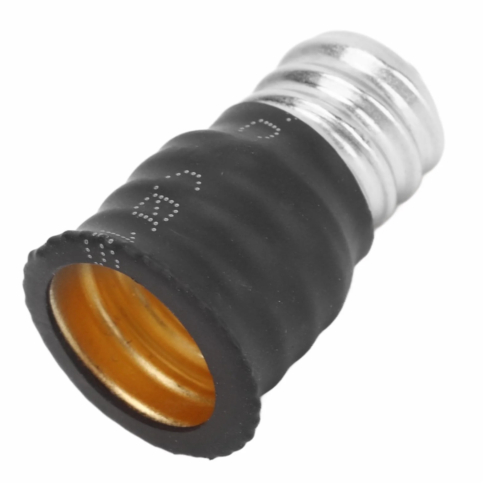 Adapter E12 na E14 6 szt. Prosty Praktyczny PC Miedź Czarny