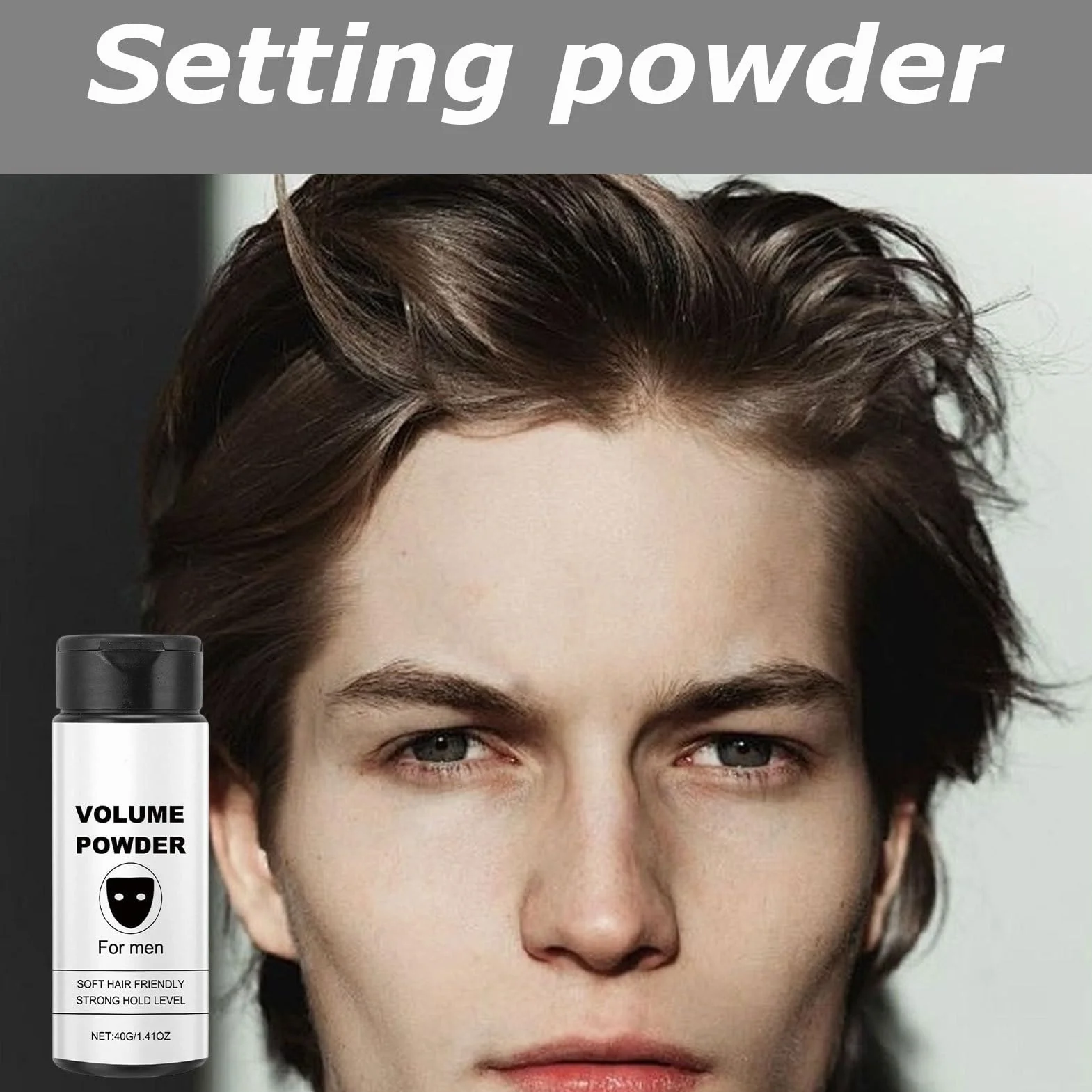 Hair Styling Powder, Volume Texture Powder, Matte Finish Grooming, Lightweight HairLift Easy Daily Use, Portable HairTool for Appointments Events, Compact Styling Solution