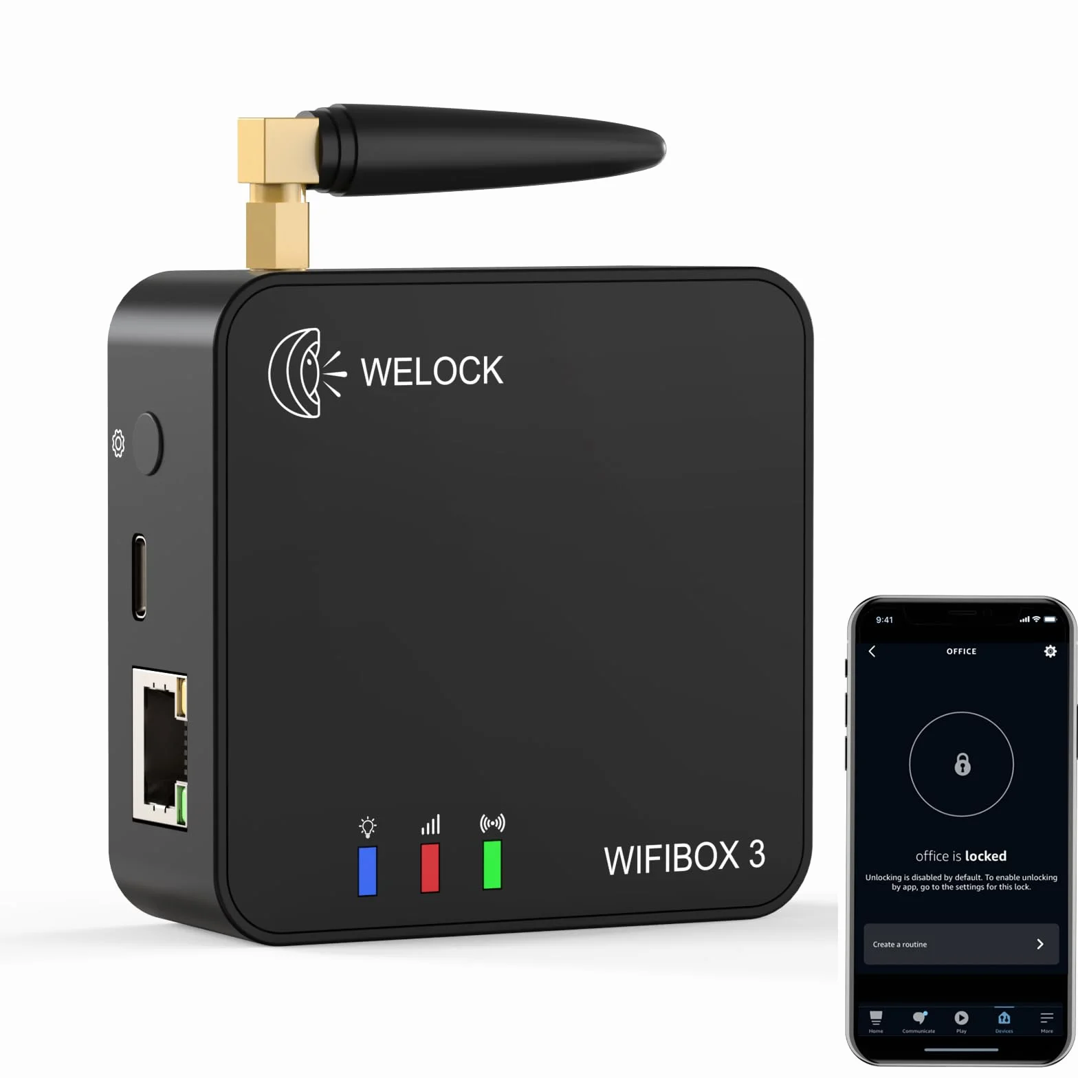 WE.LOCK Inteligentna bramka Bluetooth do zdalnego odblokowywania z Alexą