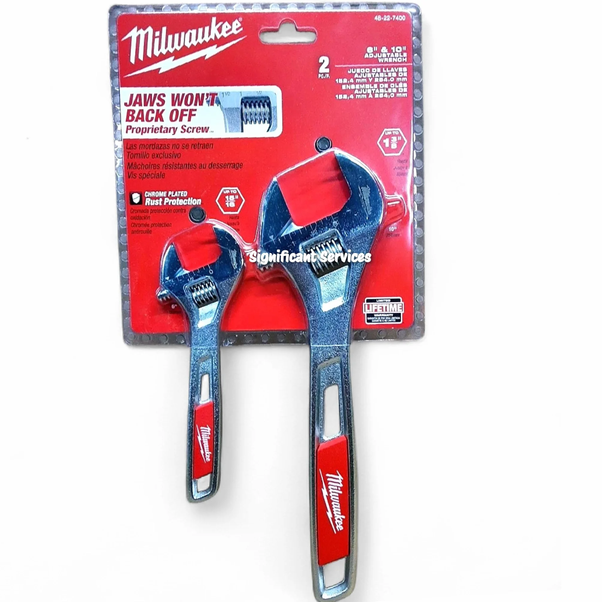 Milwaukee Zestaw 2 klawiszy regulacji 152,4 i 254 mm