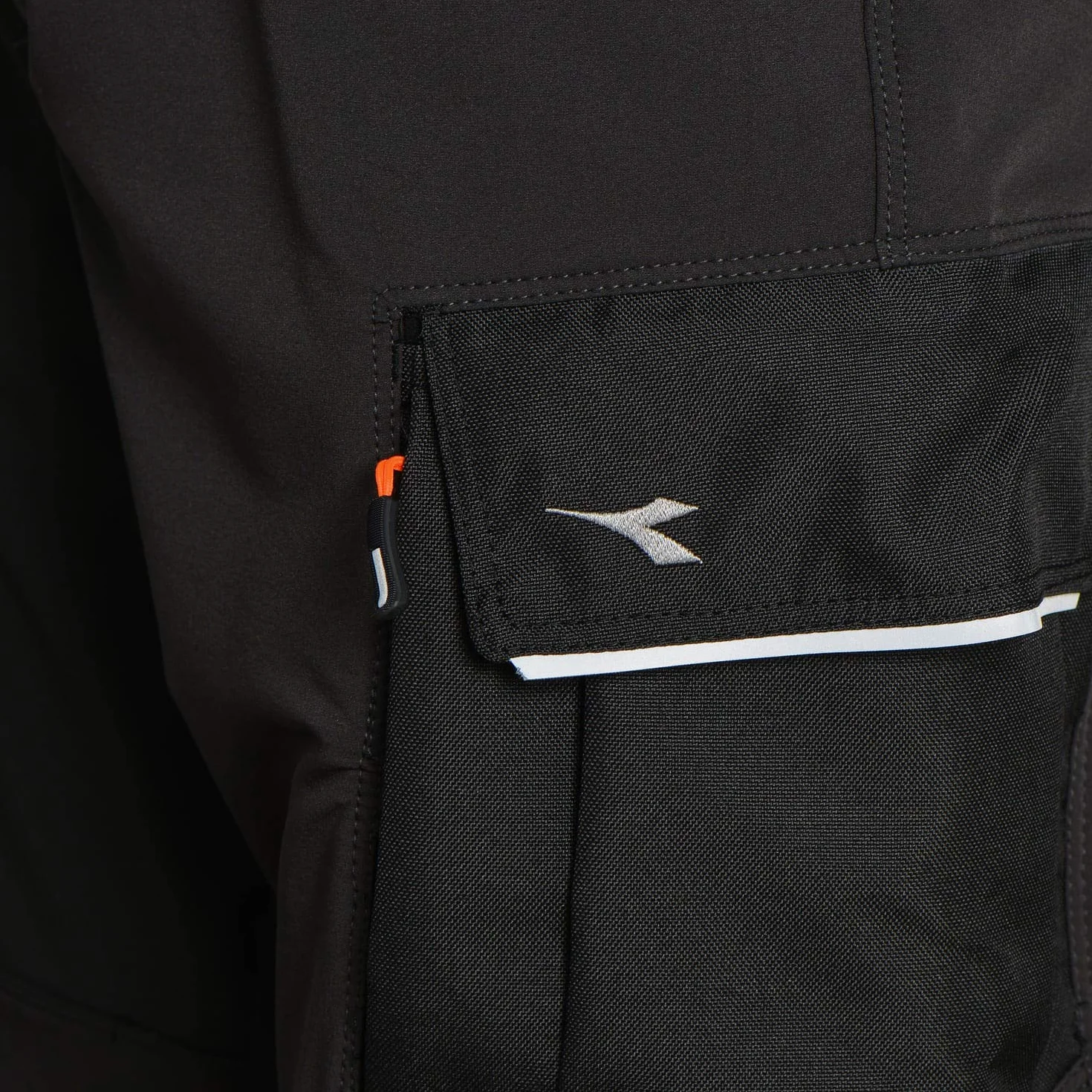 Diadora Utility Carbon Performance Spodnie robocze - Czarne XXL