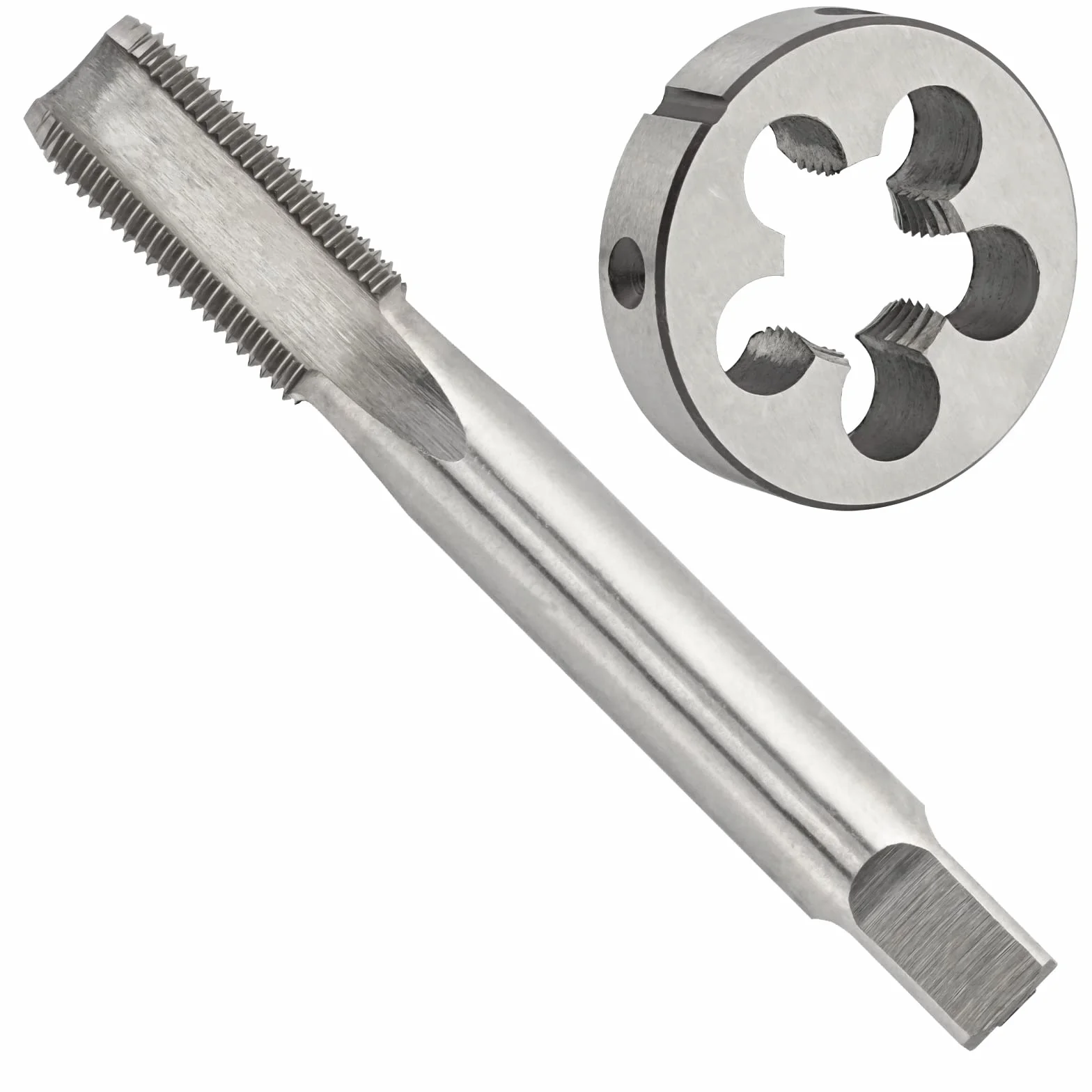 M15 x 1,25 mm zestaw kranów i matryc HSS gwintownik maszynowy stal narzędziowa okrągły