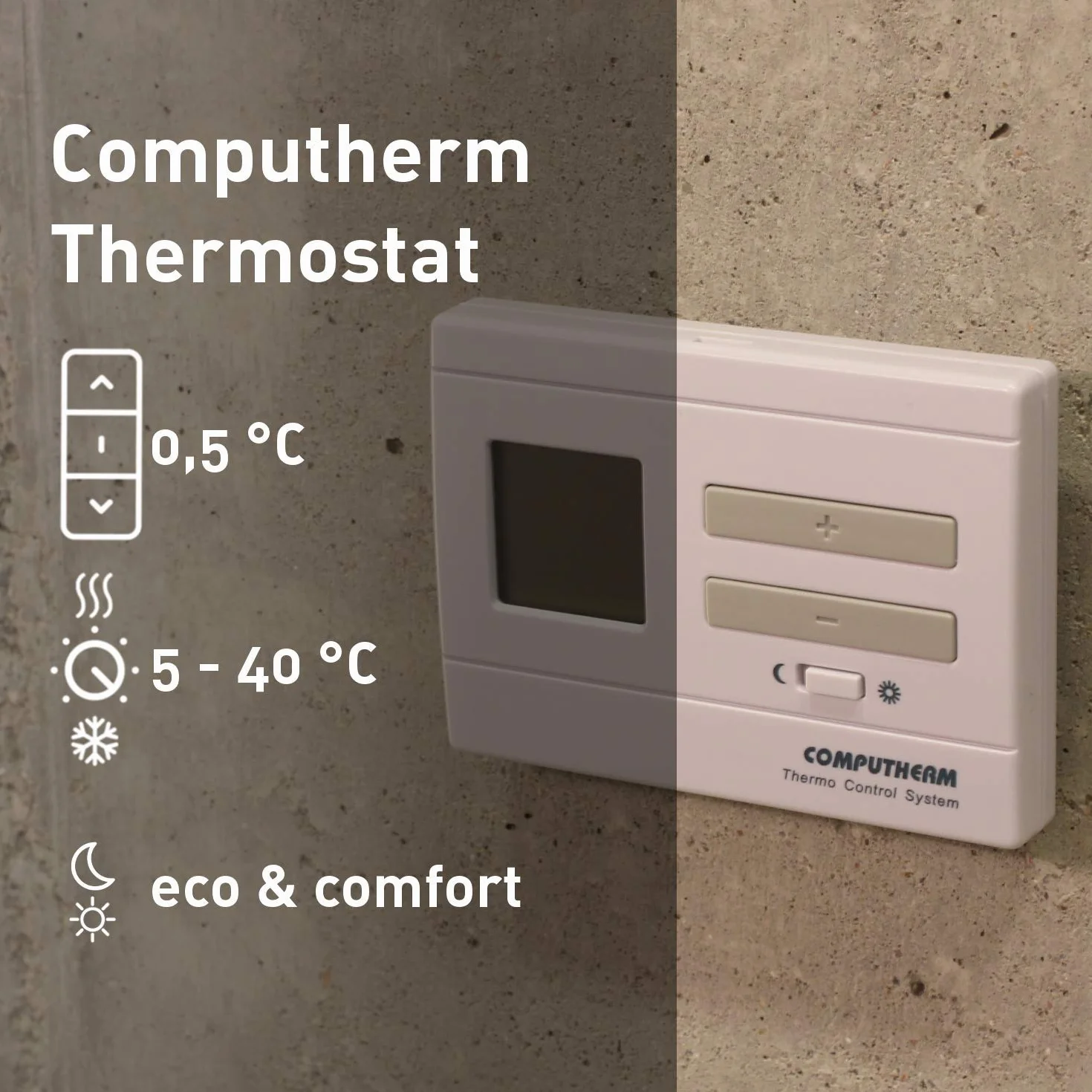 COMPUTHERM Q3RF Cyfrowy radiowy termostat pokojowy