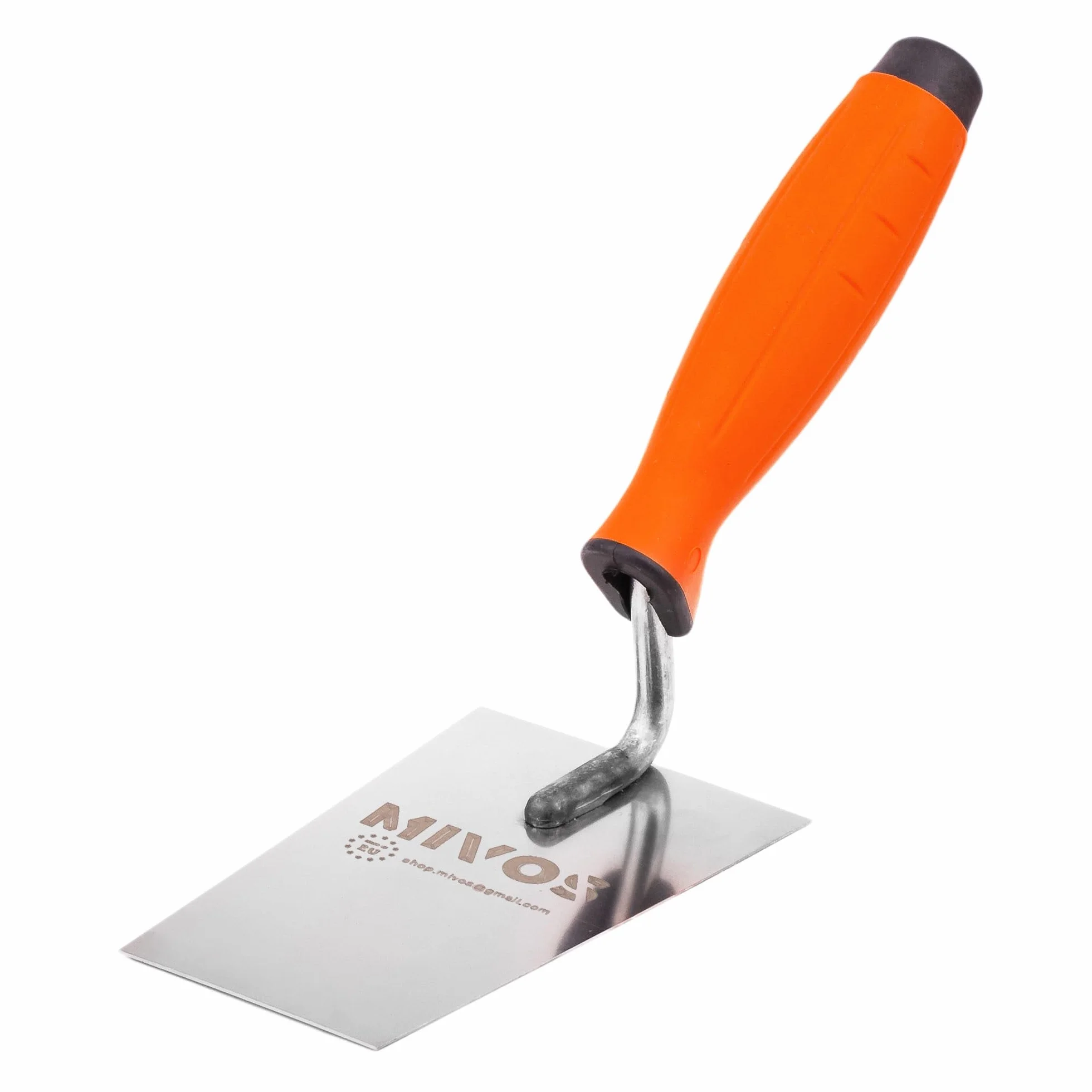 Mivos Łopatka trapezowa ze stali nierdzewnej 130 x 60 mm z gumowym uchwytem