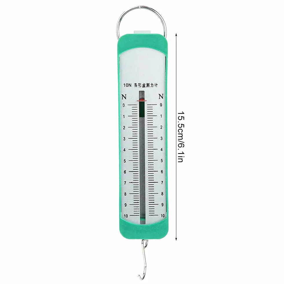 Dynamometr 10N Newton Meter Sprężynowy Drążek Dynamometryczny Fizyka Mechaniczny Instrument Eksperymentalny