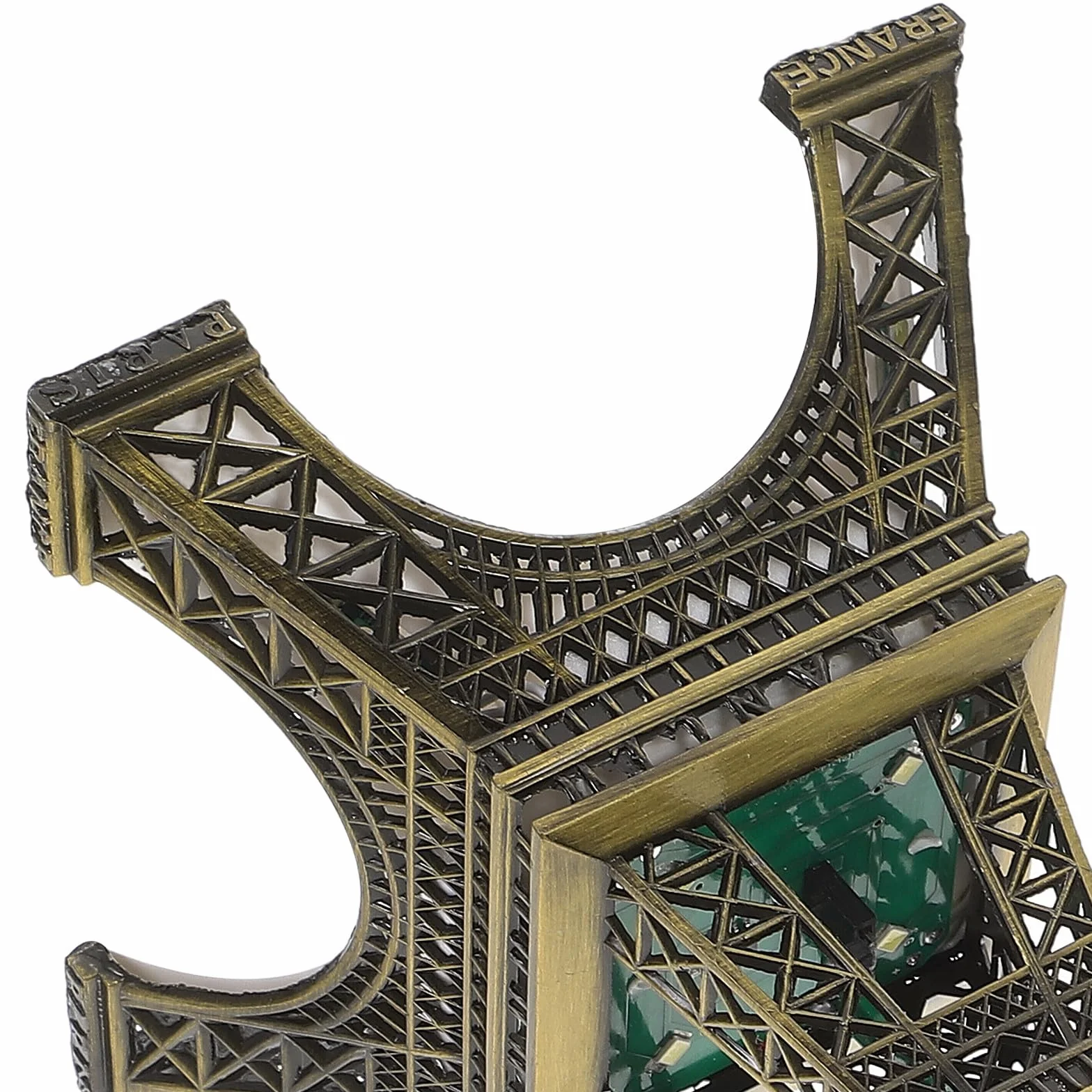 Lampa LED Wieża Eiffel Dekoracyjna Metal Stare Złoto Romantyczna Świetlna Prezent