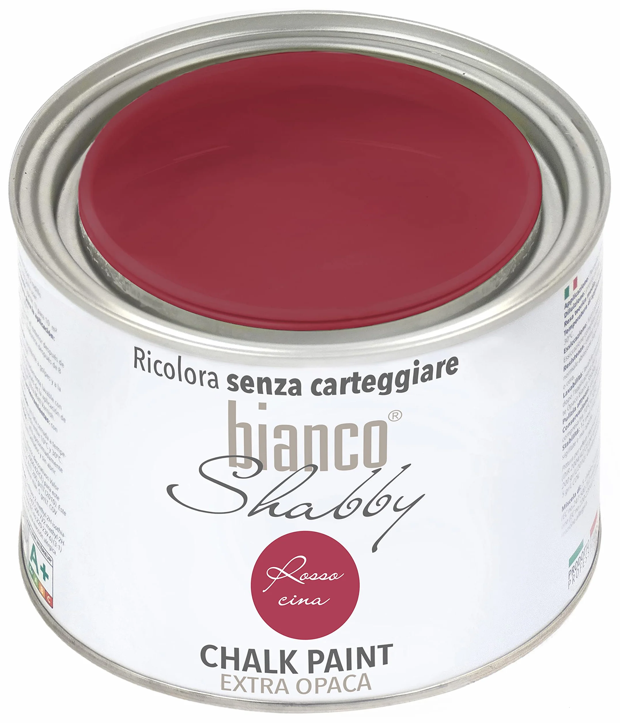 Farba do mebli i ścian Chalk Paint Czerwony Shabby Chic Vintage Extra Matowy 500 ml