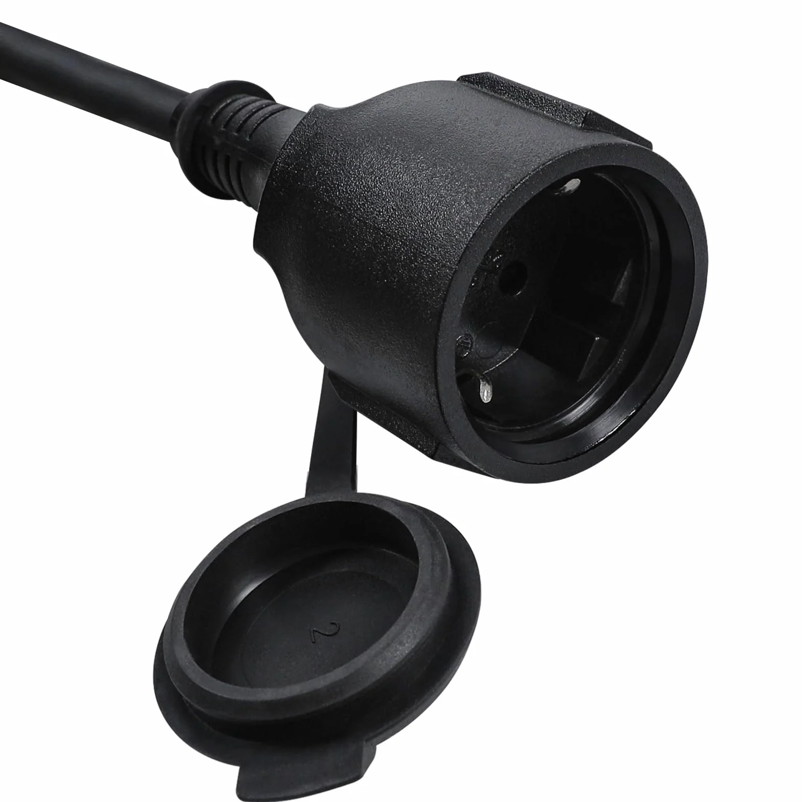 AOHEWEI Kabel przejściowy CEE 1,5 m Schuko do wtyczki CEE 230 V 16 A IP44
