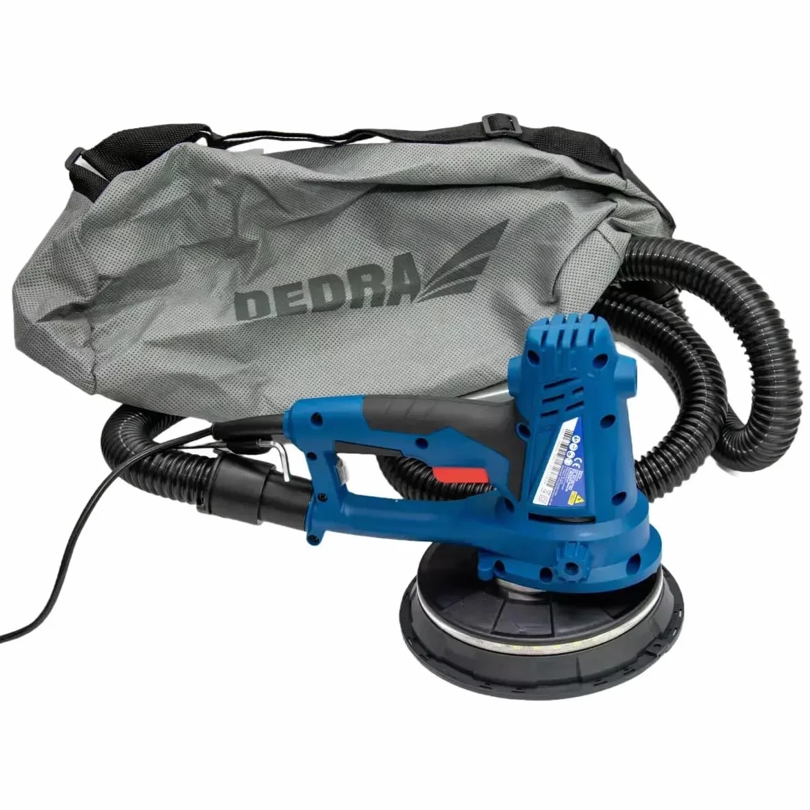 DEDRA Ręczna szlifierka budowlana 750 W 180 mm z oświetleniem LED 1500-2700 obr./min