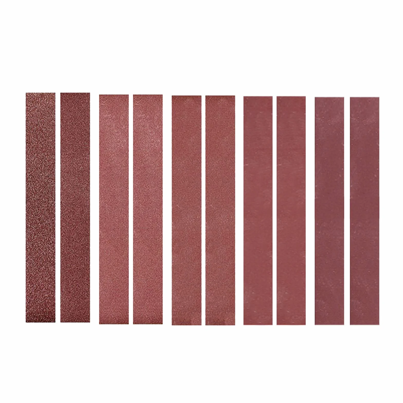Irfora taśmy szlifierskie 30 x 380 mm 10 sztuk 60-1000 do mini szlifierki taśmowej