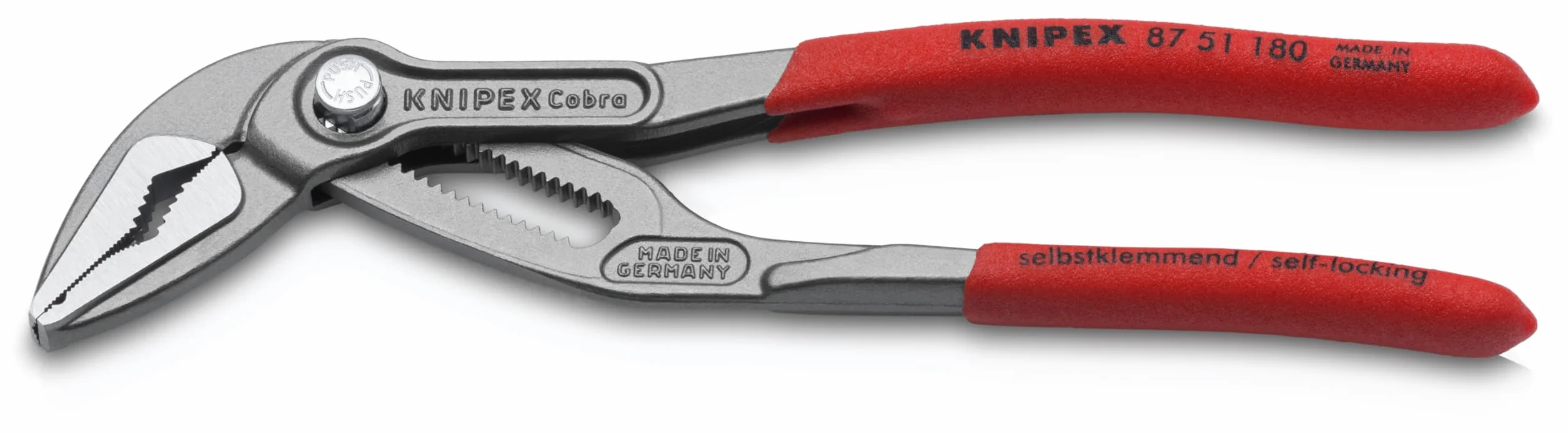 KNIPEX Cobra ES Szczypce nastawne do rur 180 mm 87 51 180