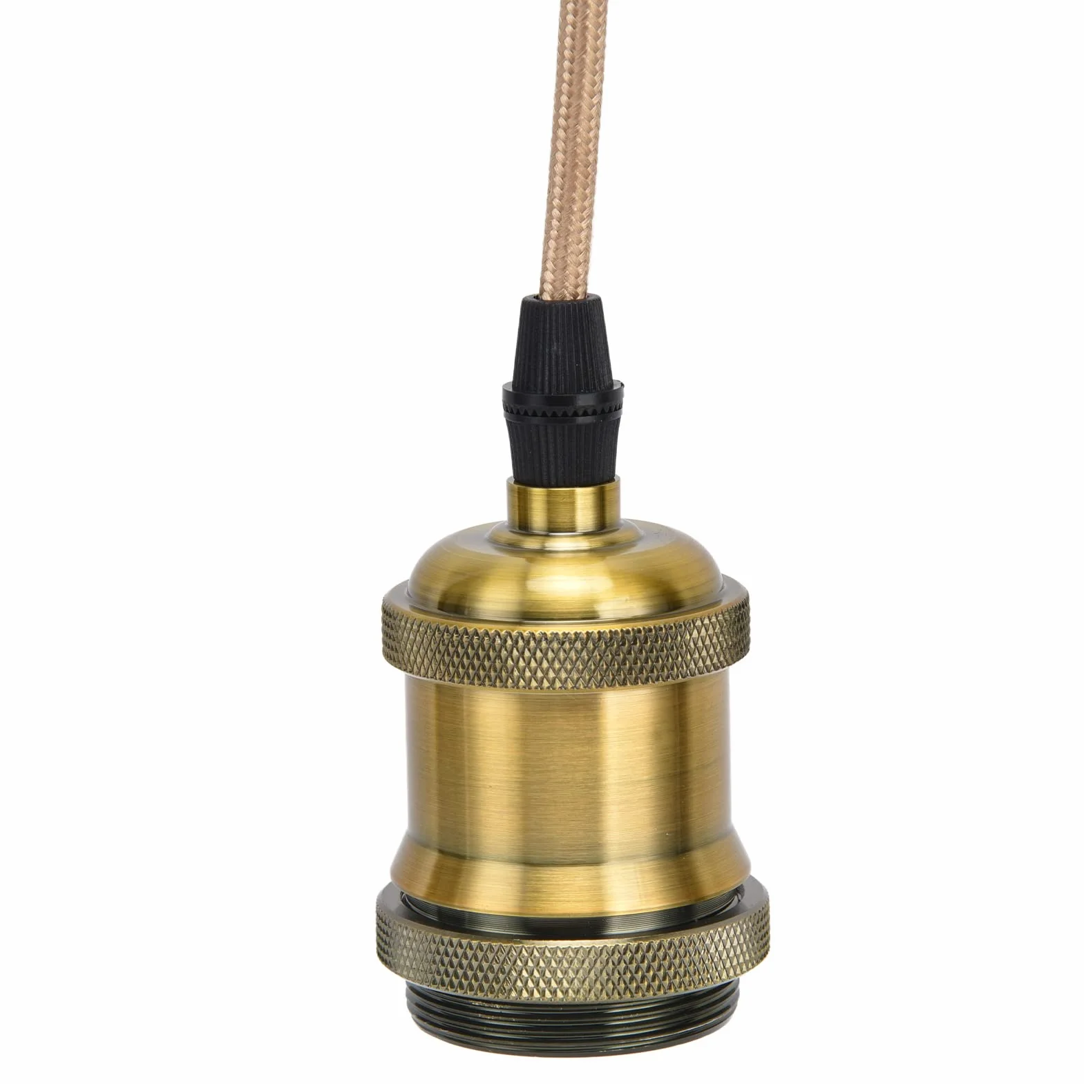 SEAFRONT Oprawa lampy E27 wisząca vintage złota patyna 100-240 V