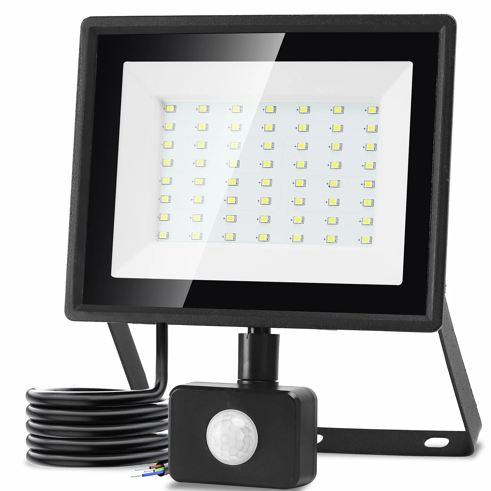 Aigostar reflektor LED z czujnikiem ruchu 50 W, 4300 lm, IP65, 6500 K