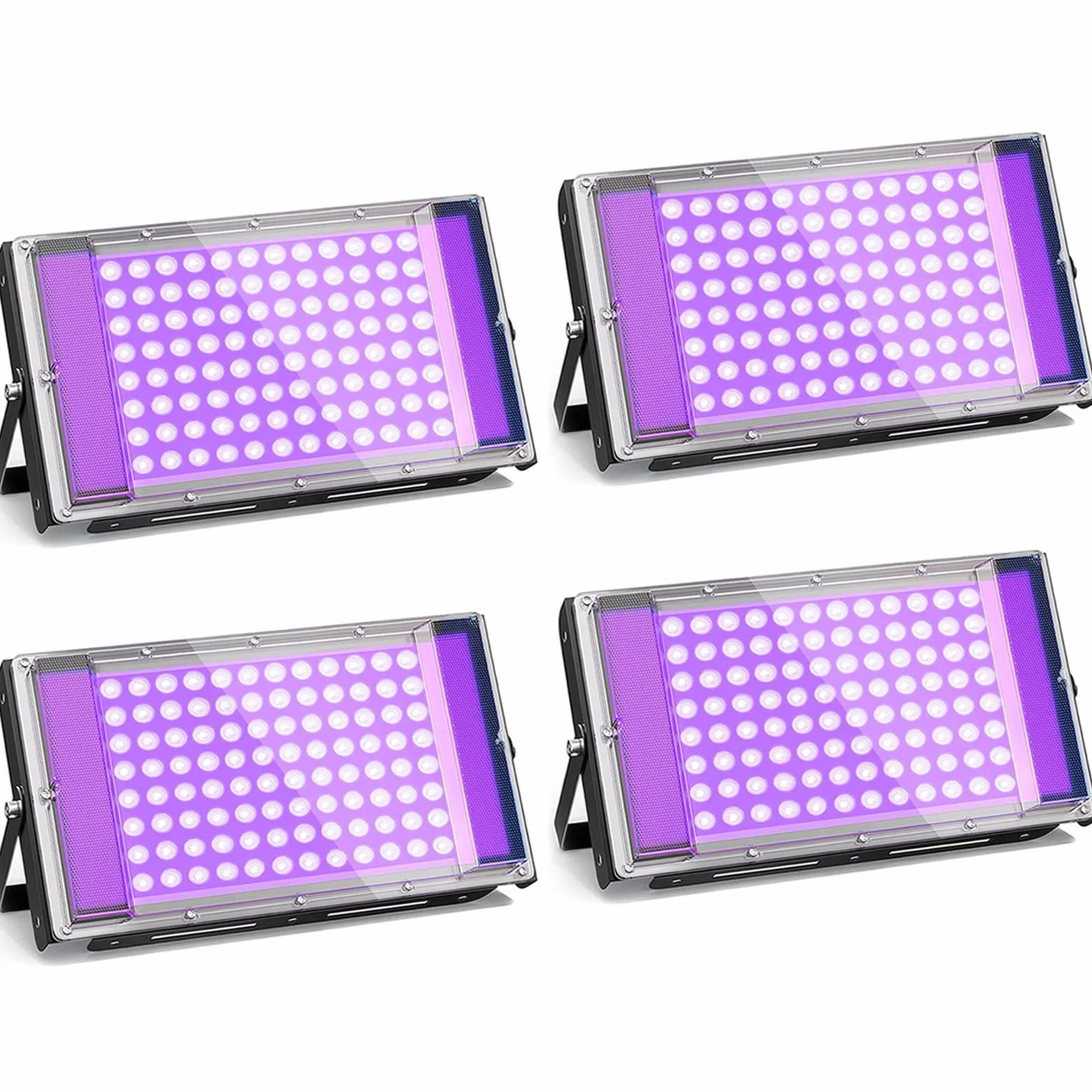 LED czarne światło UV 100W IP66 wodoodporne GKT 4 szt. na Halloween