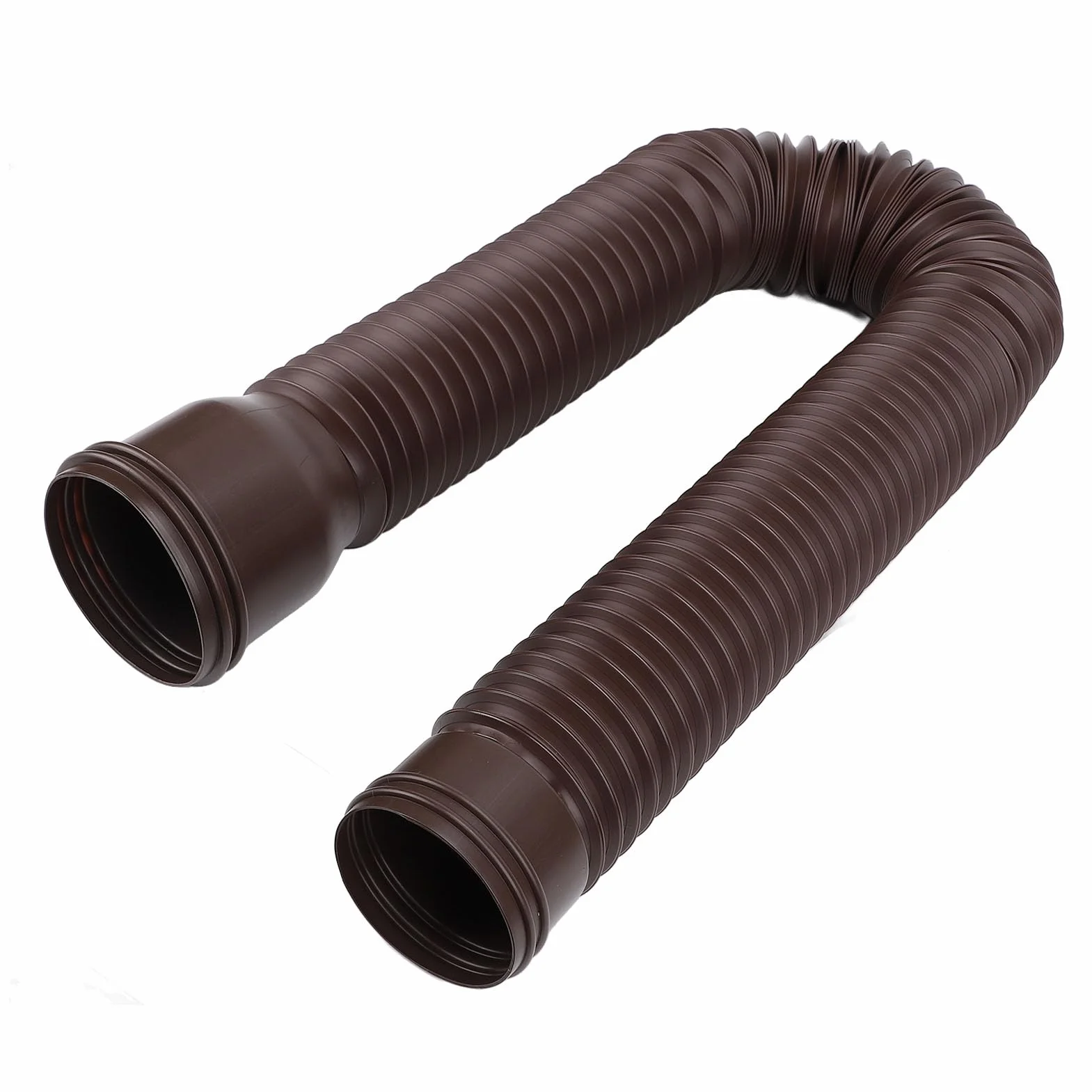 Przedłużenie Rynny Spustowej Regulowana Długość Pogrubienie Zapobieganie Wyciekom (BROWN)