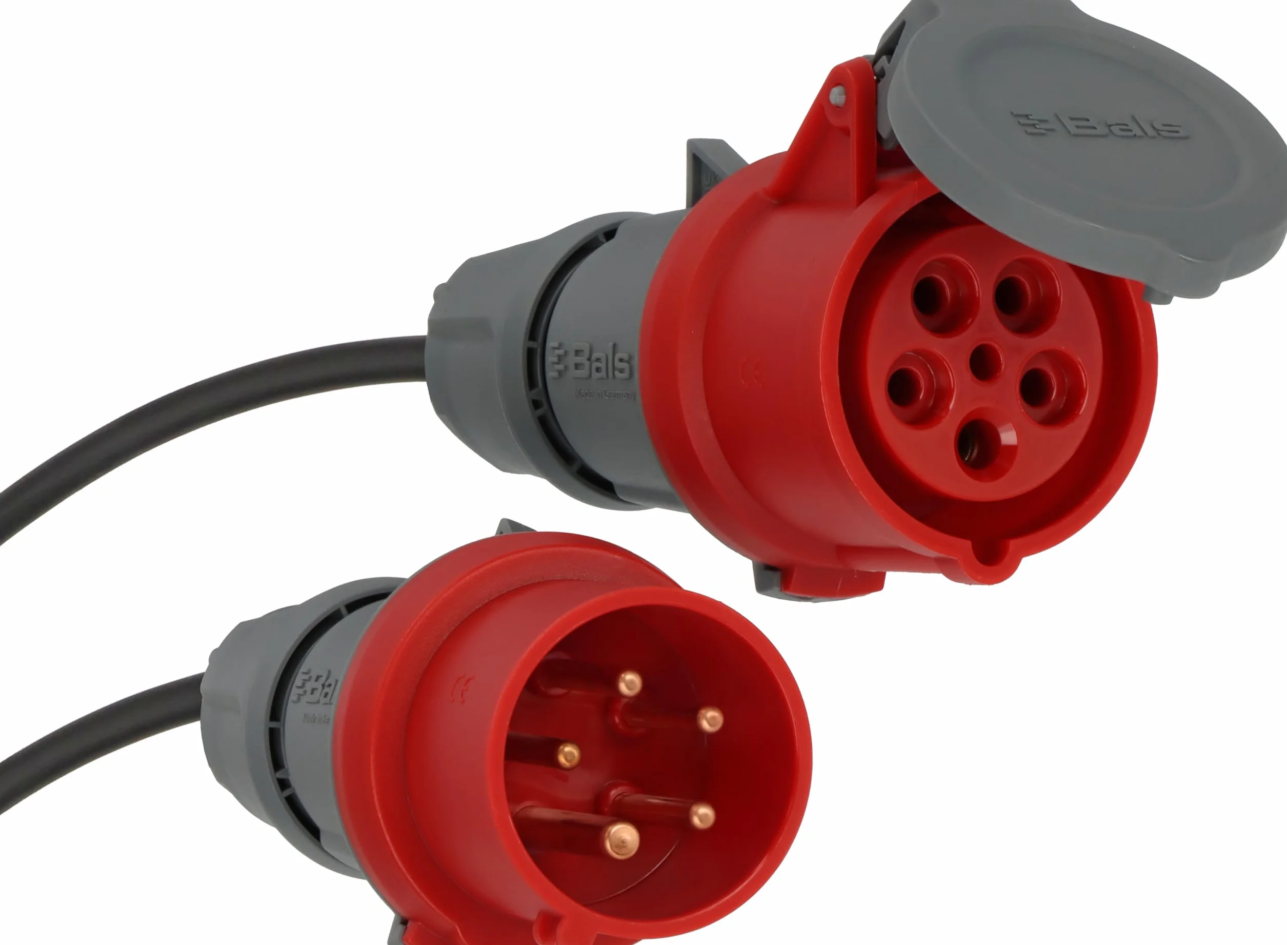 Brennenstuhl Professional Przedłużacz CEE IP44 kabel 30m H07RN-F 5G1.5 5-stykowy czarny Made in Germany