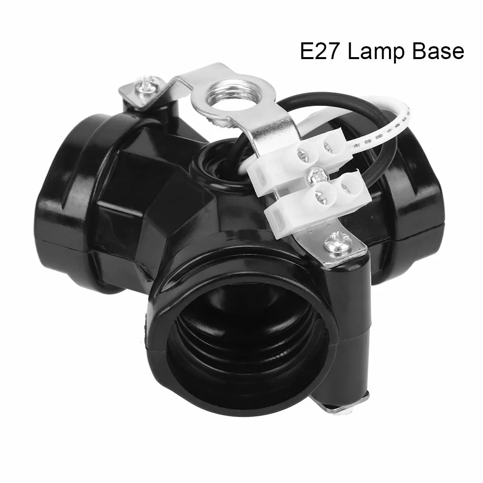 Fdit 3 głowice E27 Oprawka do lampy rozdzielacz 220V-250V akcesoria oświetleniowe DIY