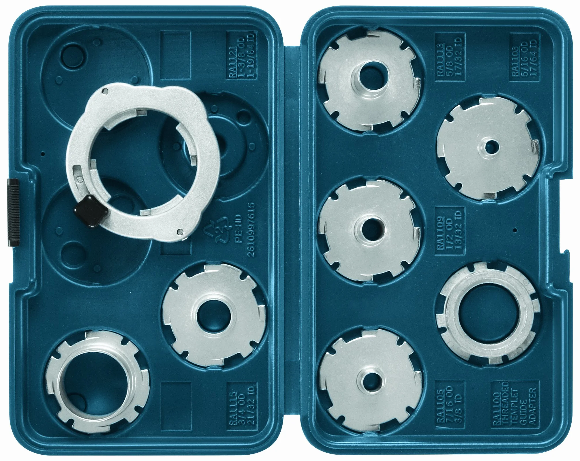 BOSCH RA1128 8-częściowy zestaw prowadnic do frezarki