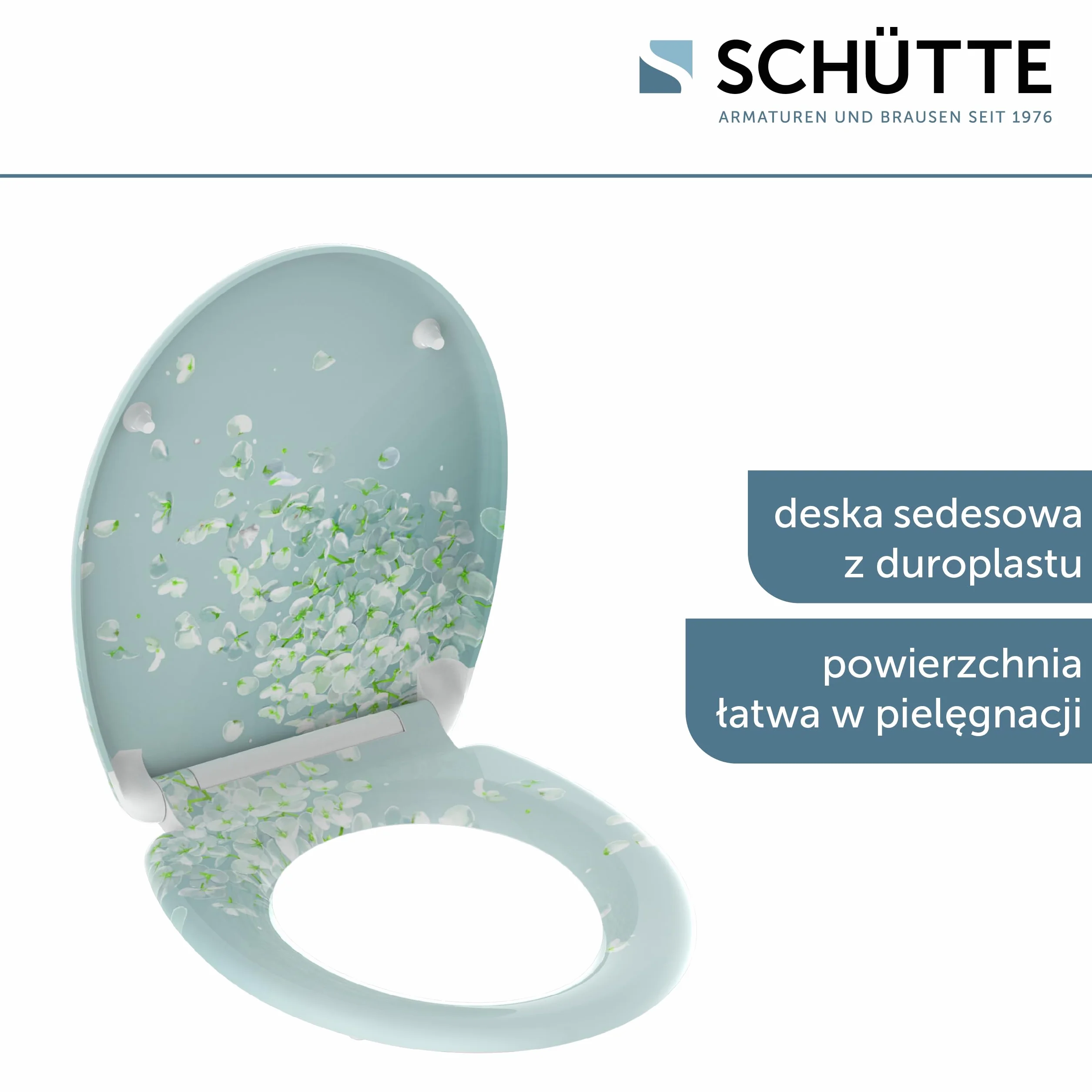 Schütte Deska sedesowa Duroplast ciche zamykanie szybkozłączka 150 kg