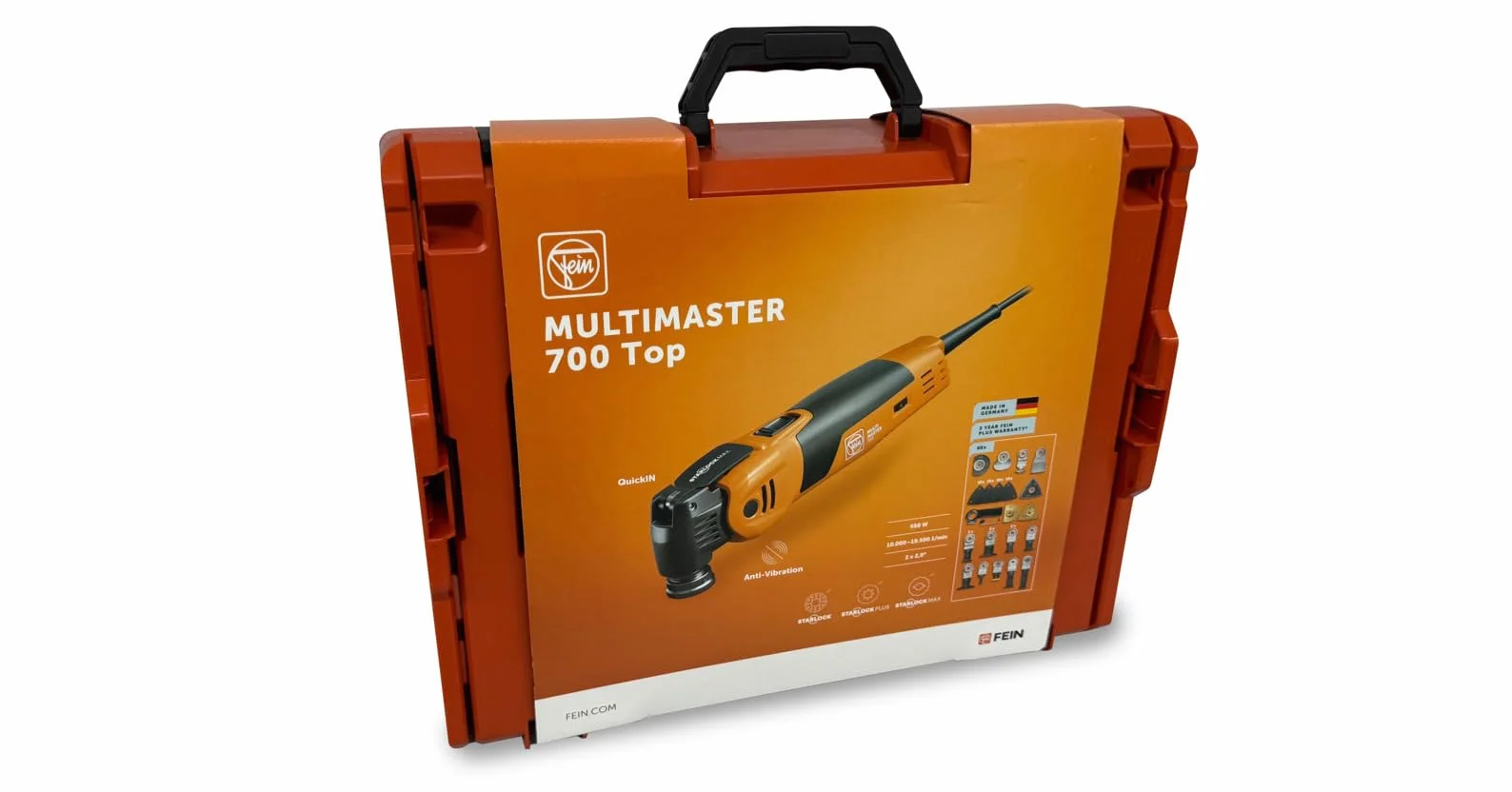 Fein Multimaster Mm 700 Max Narzędzie Wielofunkcyjne 60 elementów Pomarańczowy Czarny