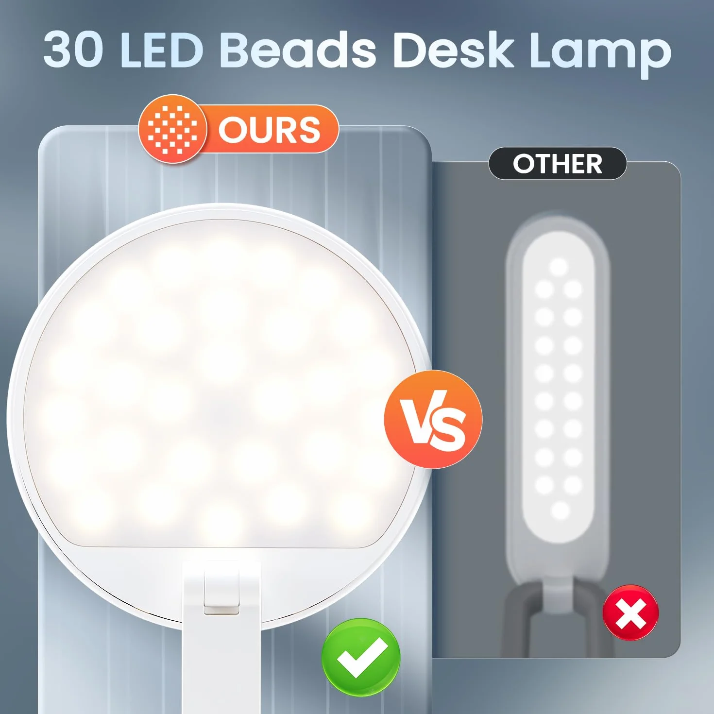 One Fire Lampa do ładowania, 3600 mAh i 120 h, ładowalna lampa stołowa, bezprzewodowa przenośna