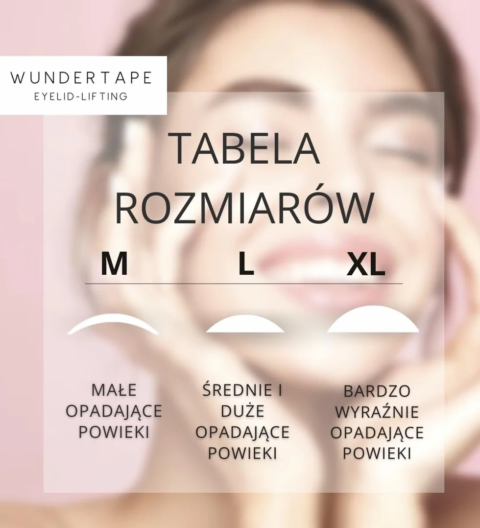 Wundertape naklejki korygujące opadające powieki, 240 sztuk, rozmiar L, do podniesienia powiek bez zabiegu operacyjnego (wodoodporne, trzymają się 24 godziny)