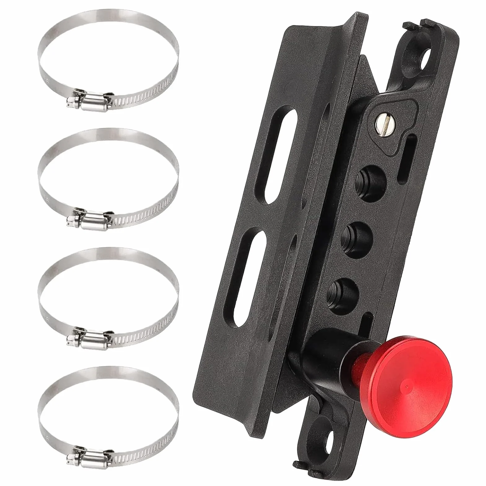 Vehicle Fire Extinguisher Mount, Heavy Duty Boat Bracket, Secure Automotive Holder, Adjustable Safety Clamp Design, Ideal for Picnic, Trailer, Motorhome, Camping, 6.52x1.18 inches
