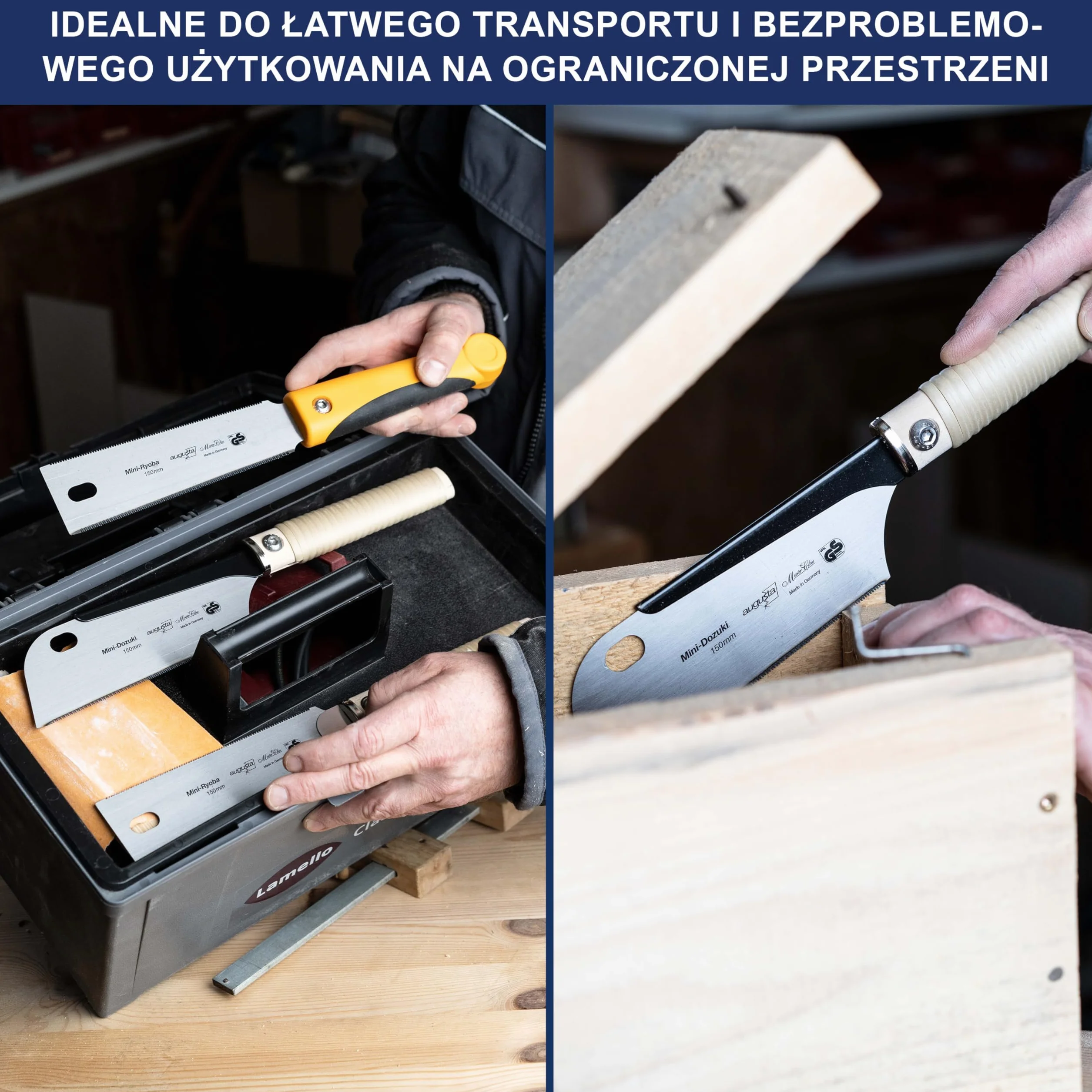 Augusta piła japońska Dozuki 240 mm stalowy grzbiet trójstronny szlif diamentowy precyzyjne cięcie drewna