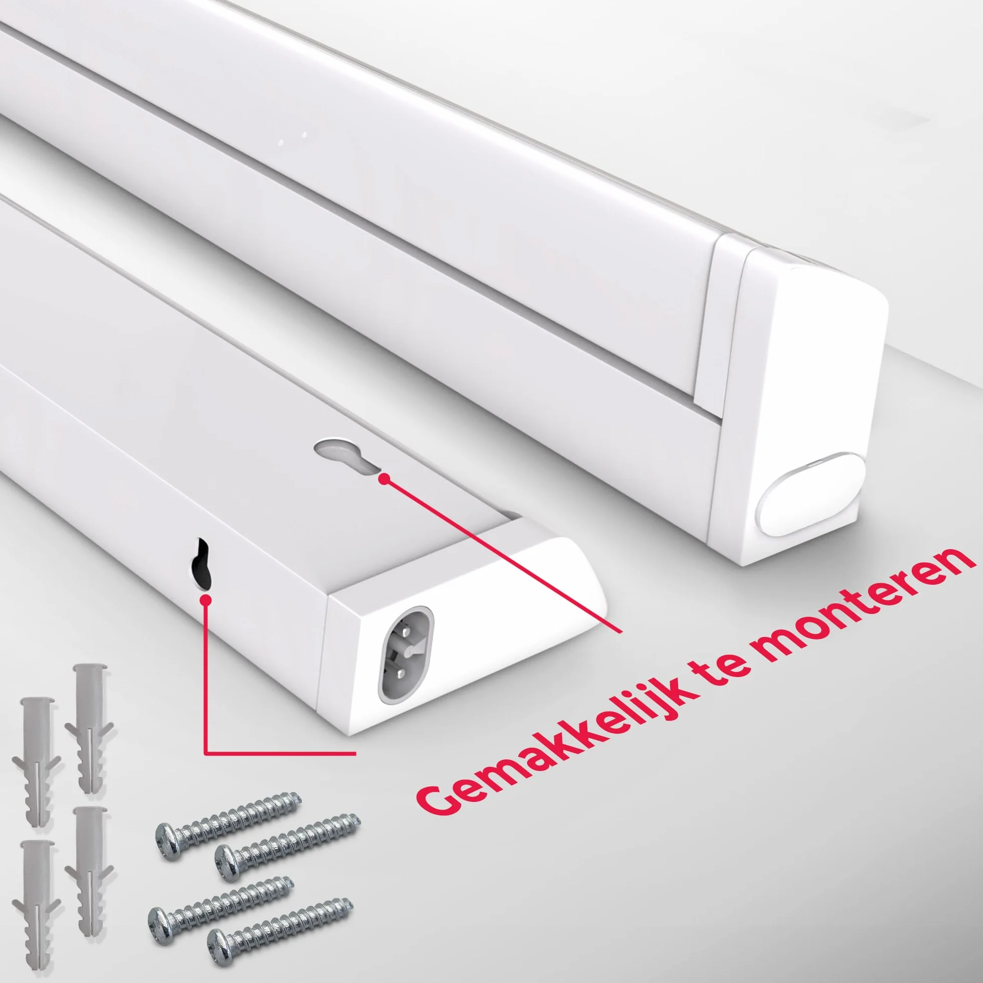 B.K.Licht LED Lampa podszafkowa 55,7x6,1x2,4 cm 8W 450 Lumen Regulowana barwa światła 2700-4000K