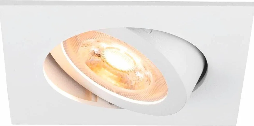 SLV TRIA 68 Lampa Sufitowa LED Gu10 10W Biała Kwadratowa