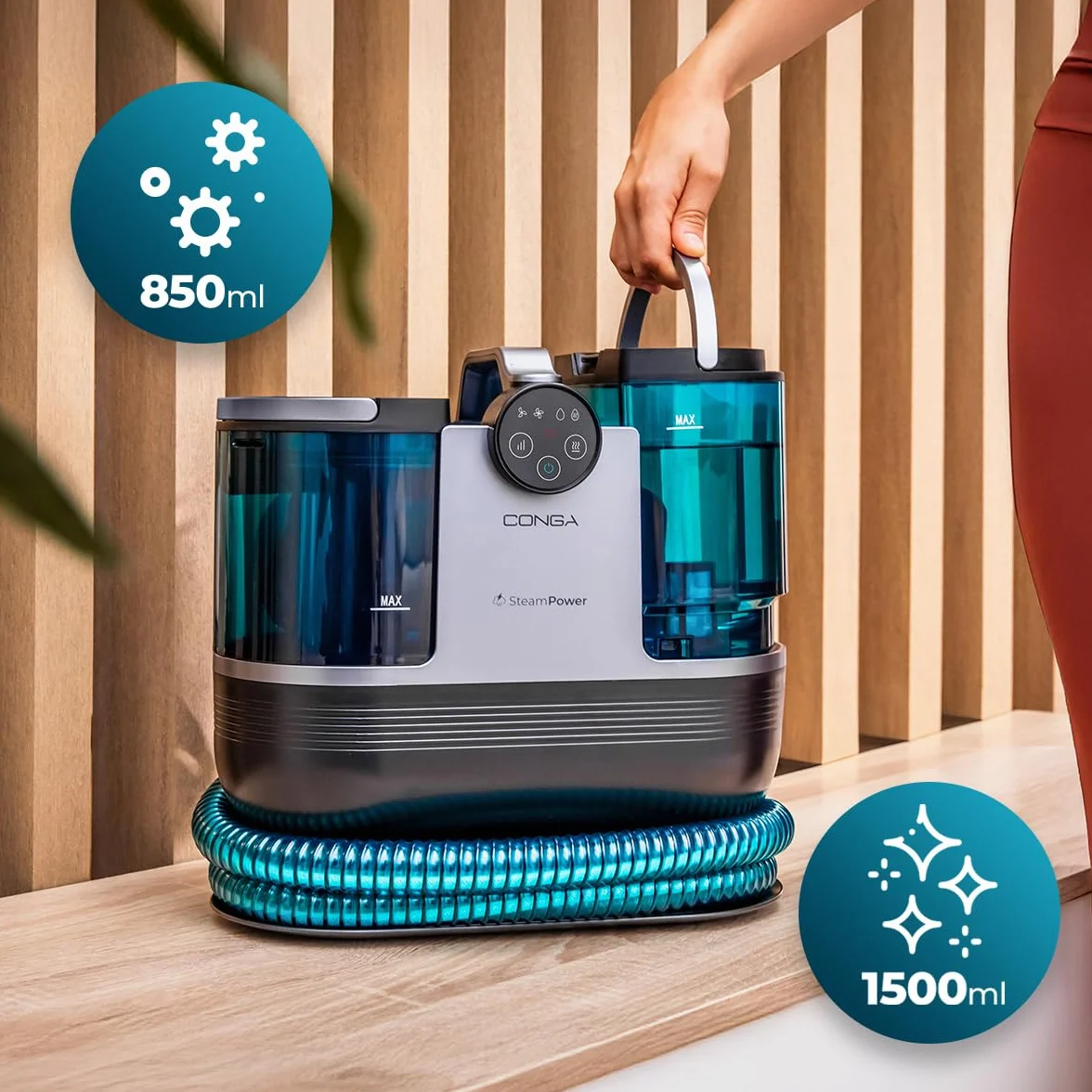 Cecotec Odkurzacz tapicerski Conga 7000 Carpet&Spot Clean Steam XXL 1700 W 3 w 1 zbiornik 1600 ml