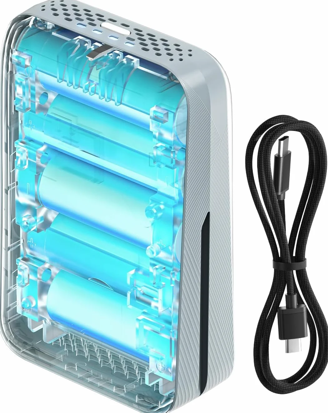 Litheli Akumulator litowo-jonowy 20 V, 2,0 Ah, z wyświetlaczem LED